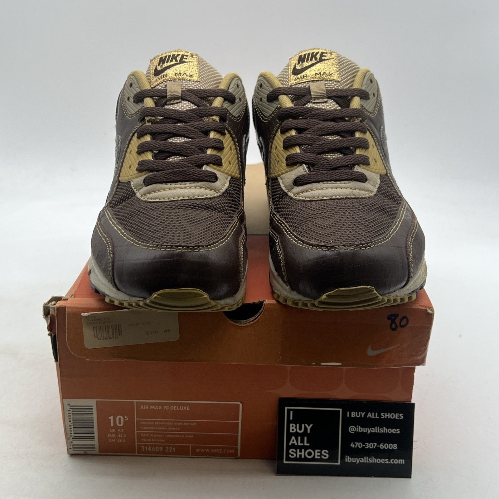 Size 10.5 - Nike Air Max 90 Deluxe Huf (314609-221)