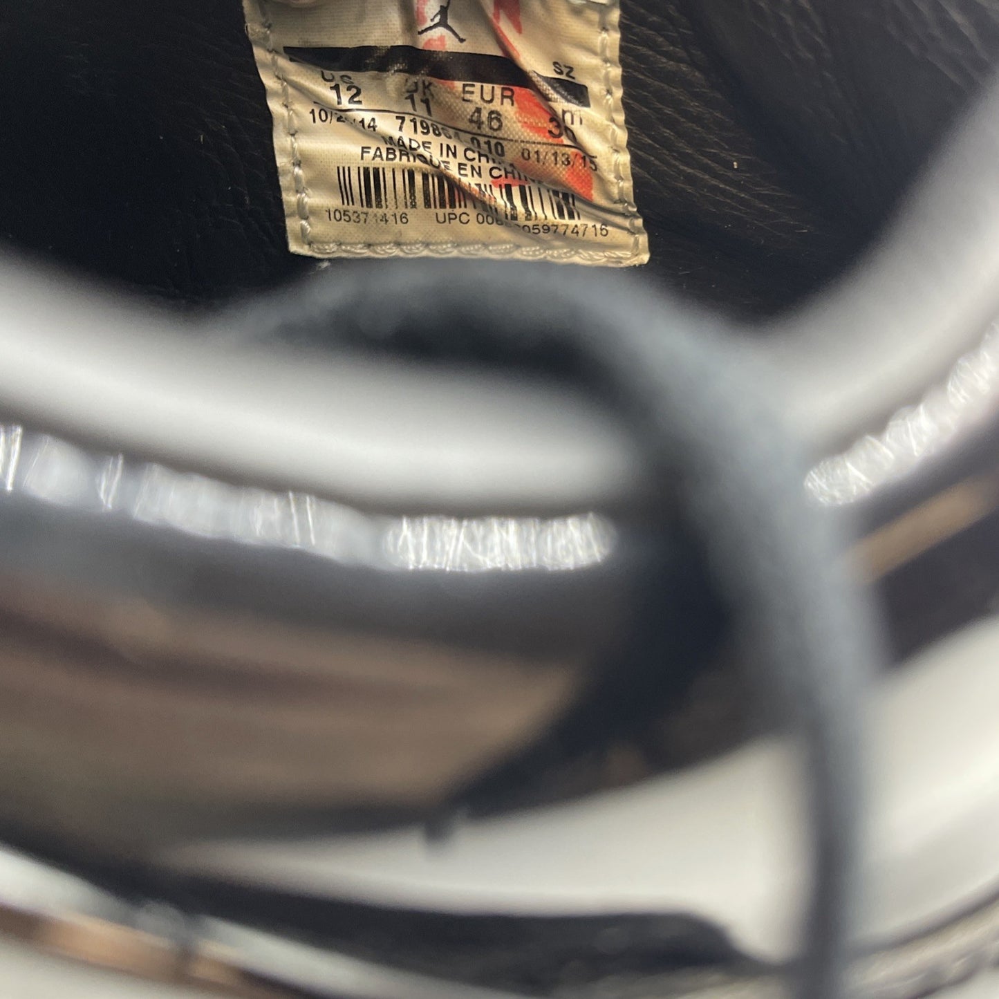 Size 12 - Air Jordan 4 Retro 11Lab4 Black (719864-010)