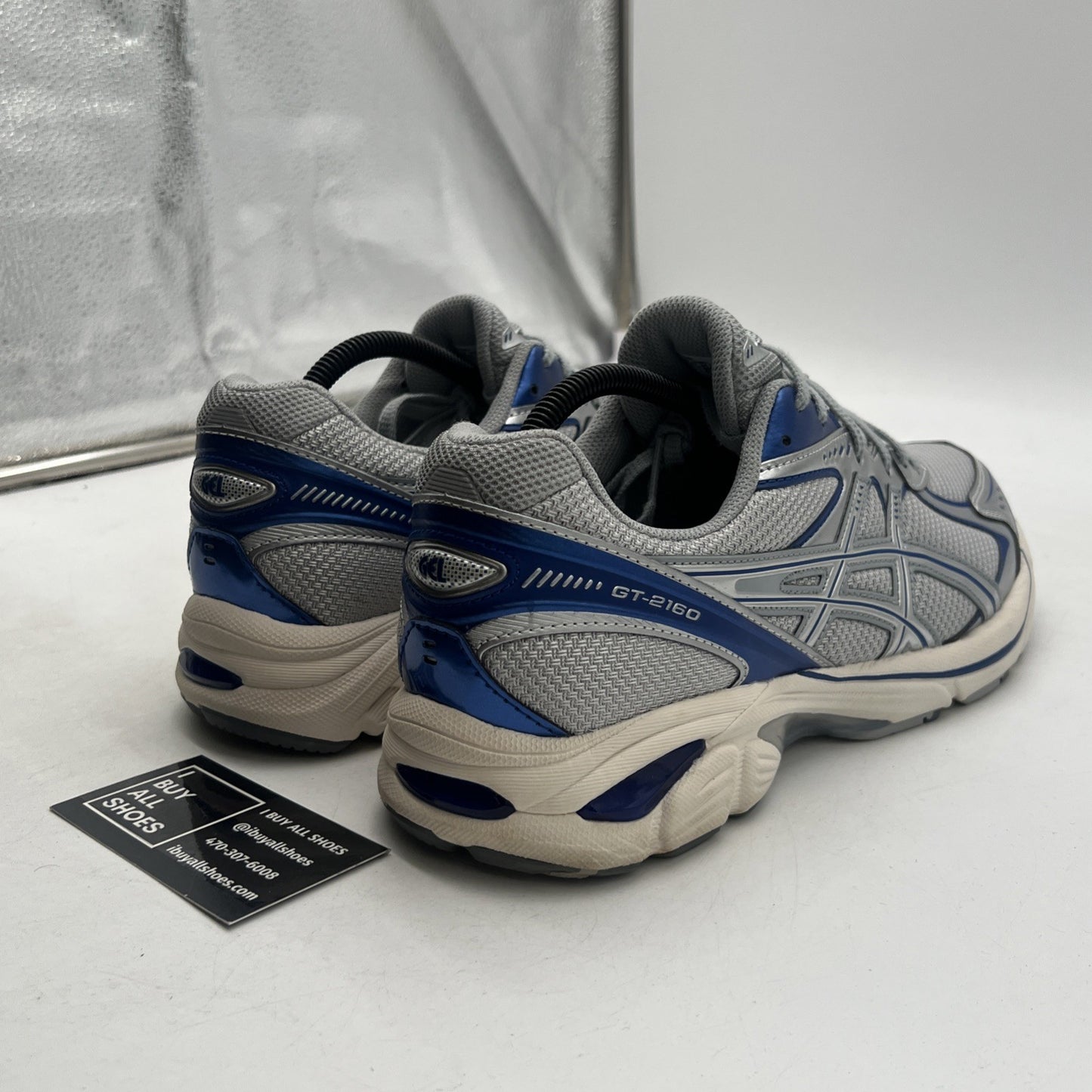 Size 10 - ASICS GT 2160 Piedmont Grey Deep Marine (1203A604-020)