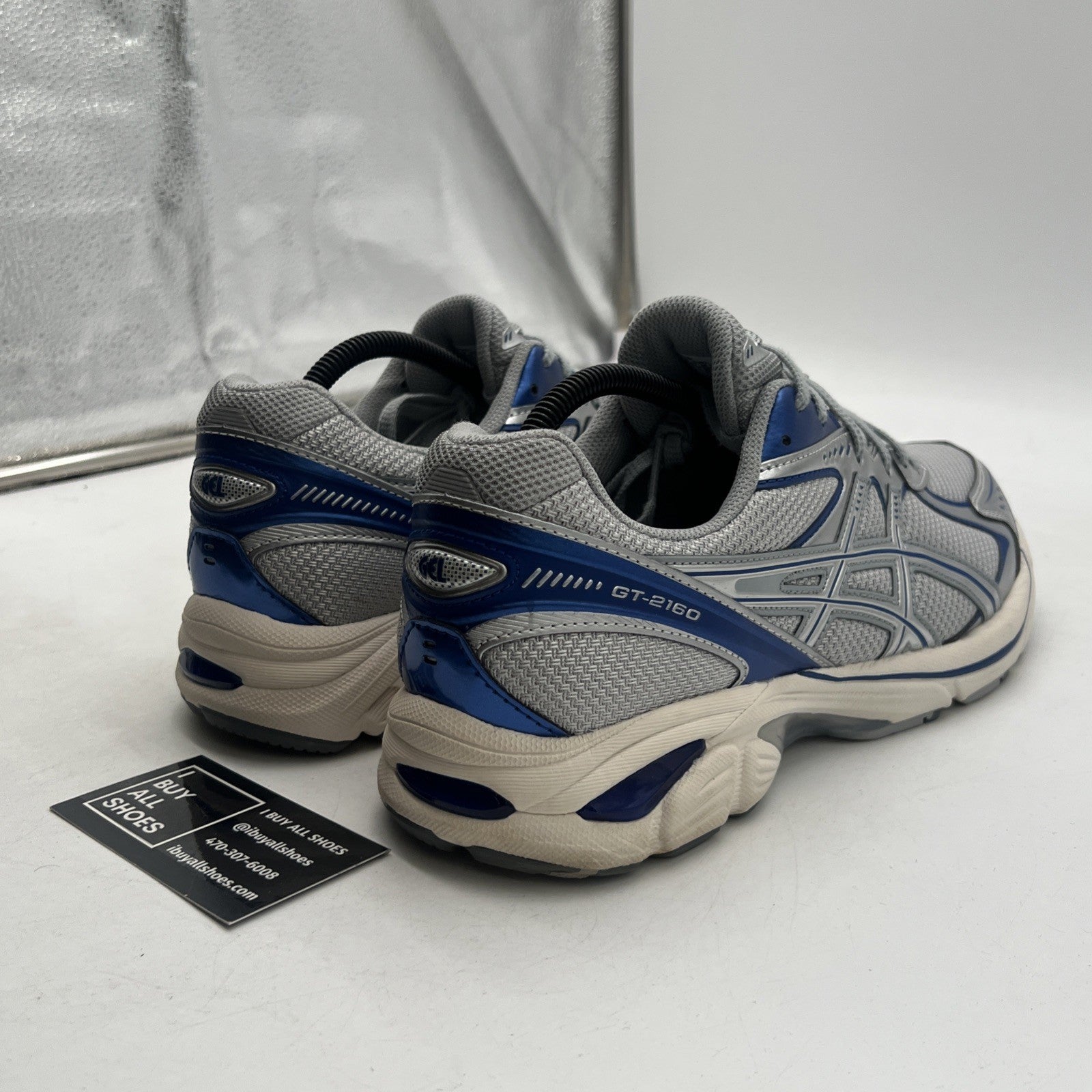 Size 10 - ASICS GT 2160 Piedmont Grey Deep Marine (1203A604-020)