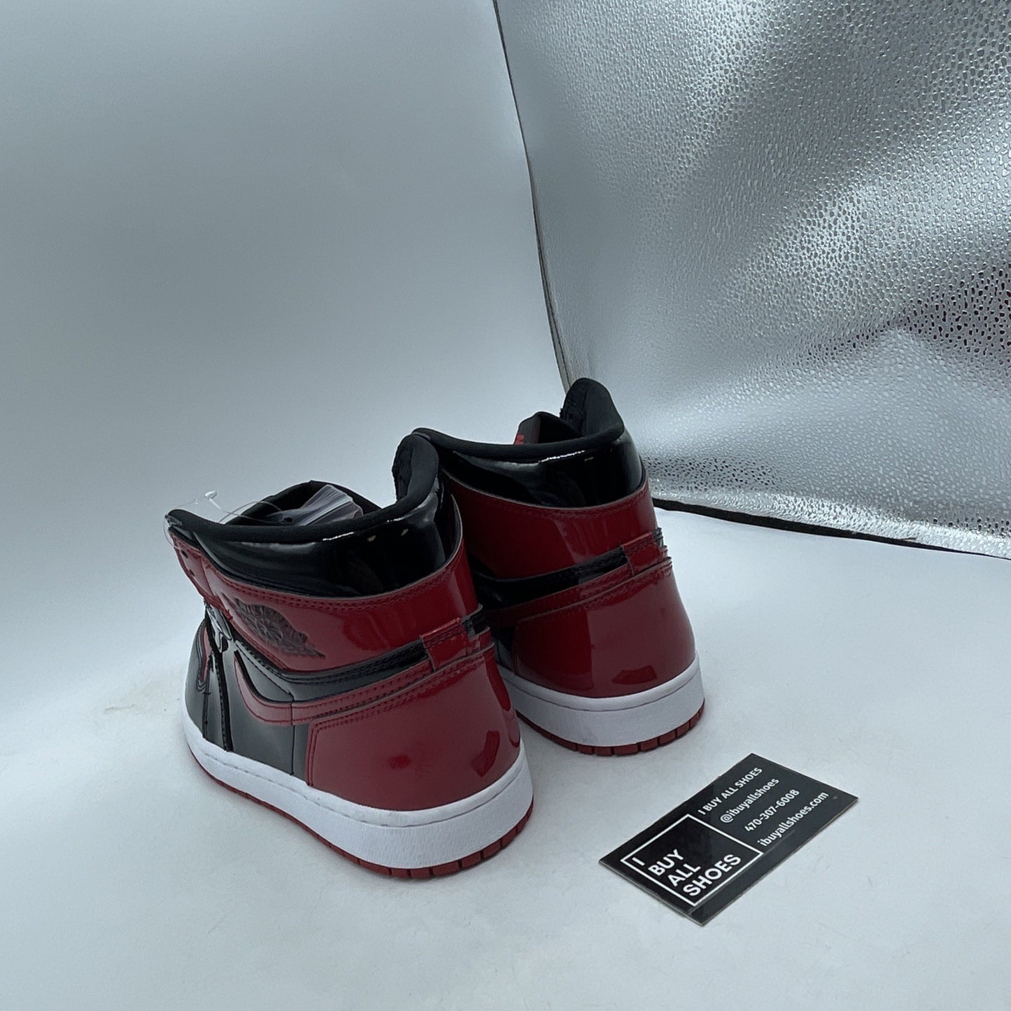 Size 8 - Air Jordan 1 Retro OG High Patent Bred (555088-063)