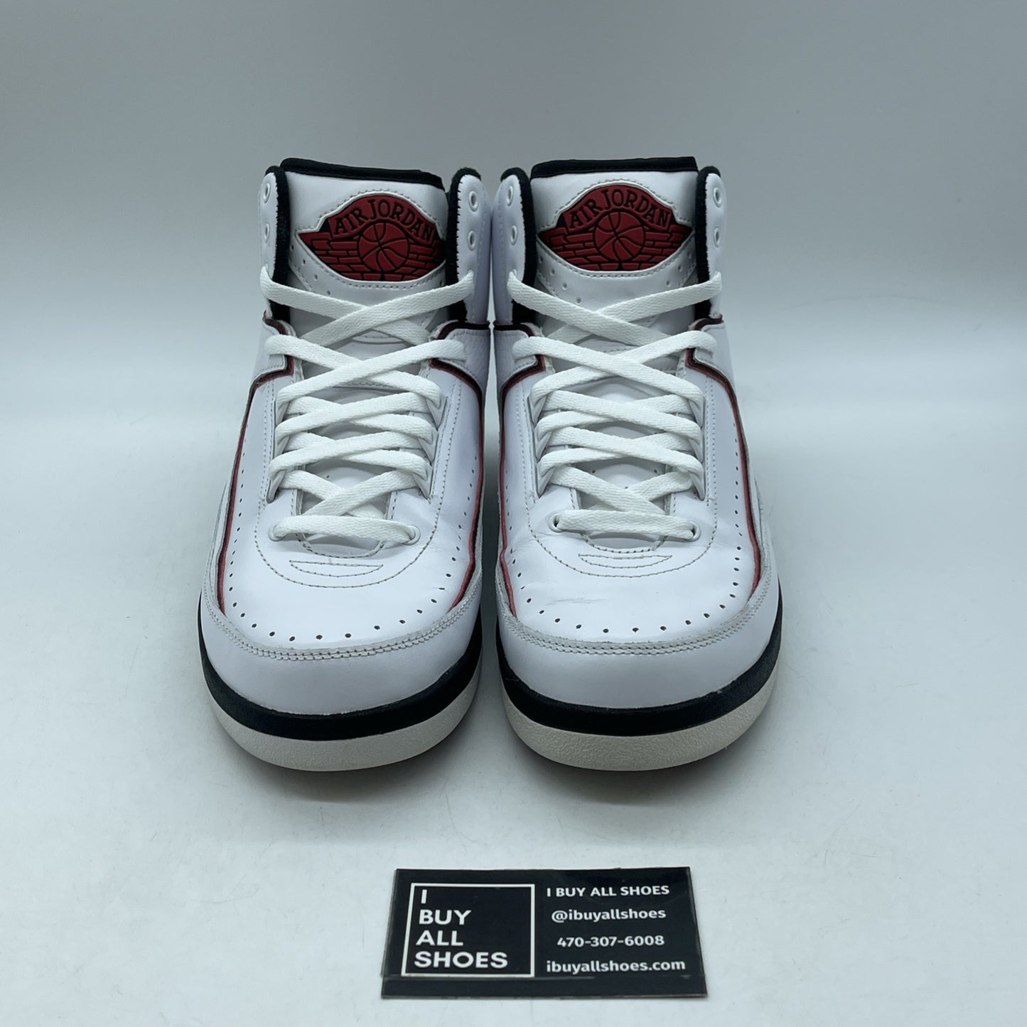 Size 9 - Air Jordan 2 Retro QF 2010 Varsity Red White Leather (395709-101)