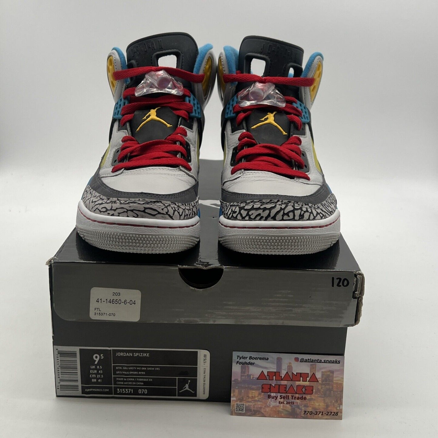 Size 9.5 - Jordan Spizike Bordeaux (315371-070)