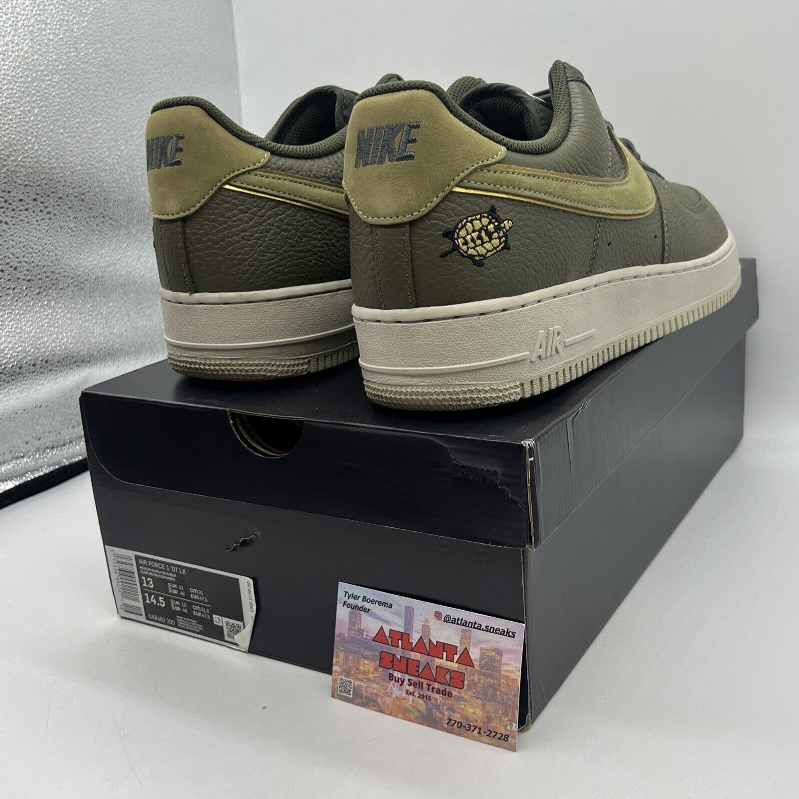 Size 13 - Nike Air Force 1 LX Turtle 2021 Brand New Og All