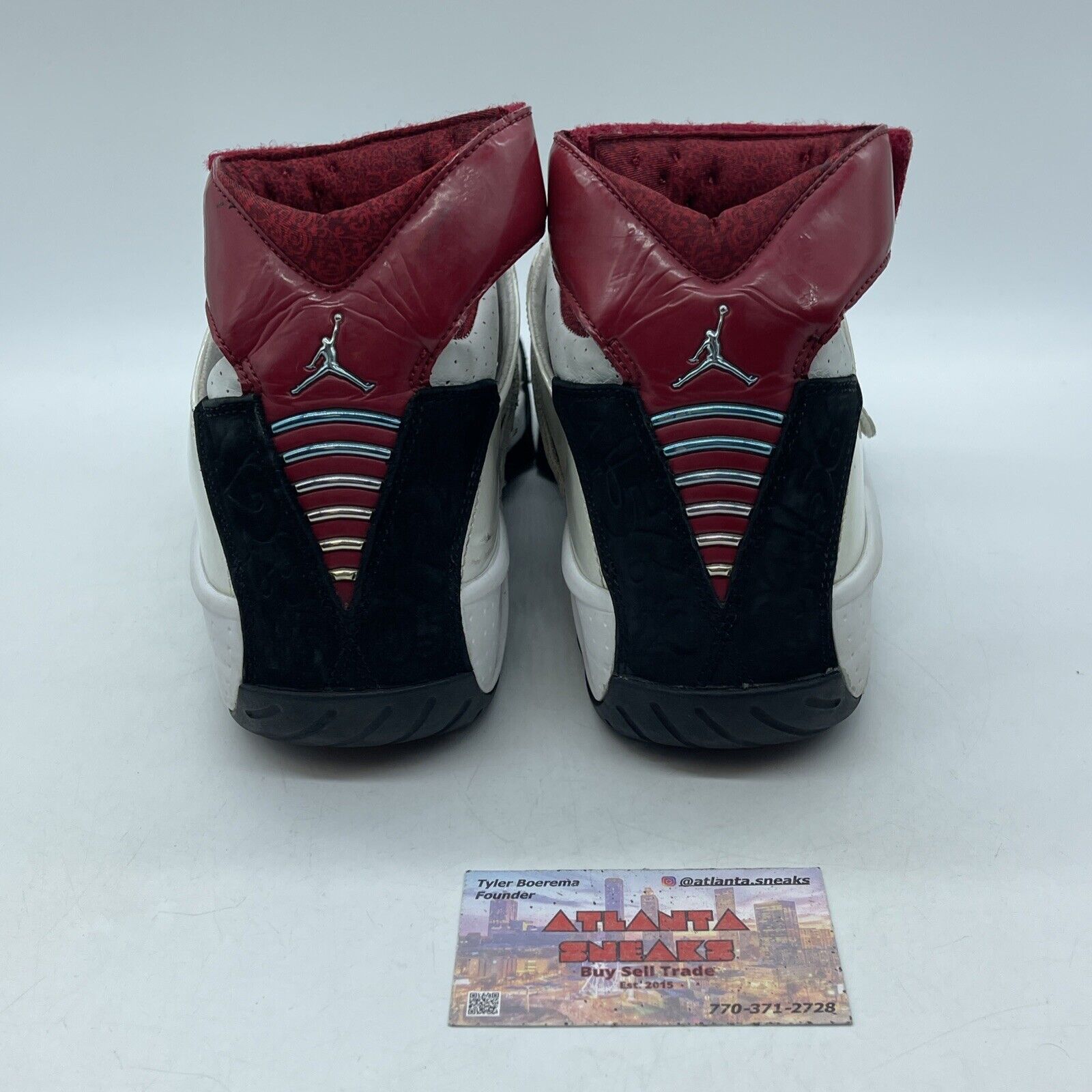 Size 10.5 - Air Jordan 20 OG White Varsity Red White Leather Suede (310455-161)