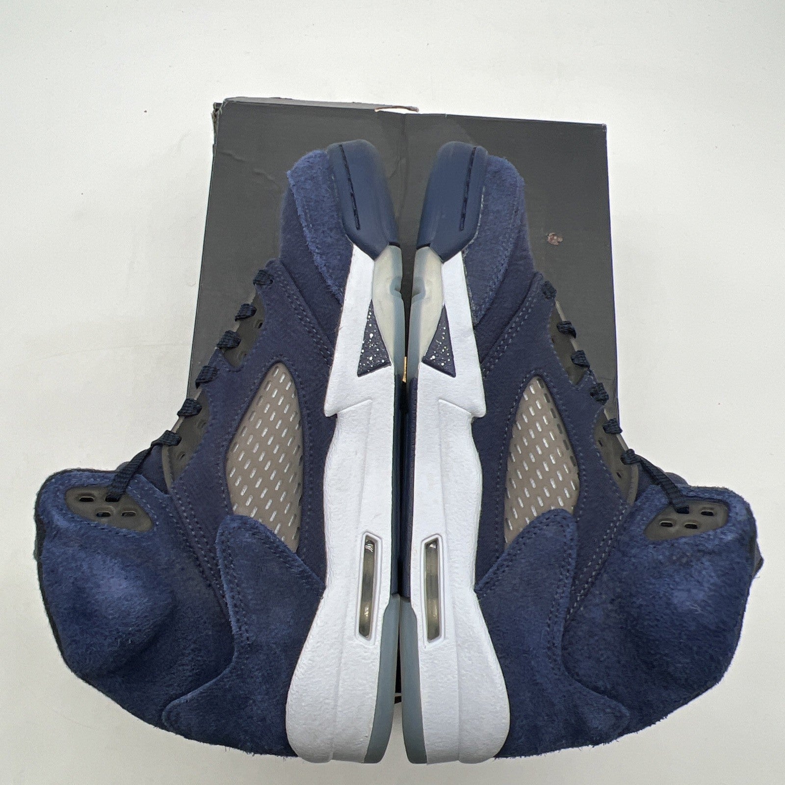 Size 7Y - Air Jordan 5 Retro SE GS Midnight Navy Georgetown Blue (FN5452-400)