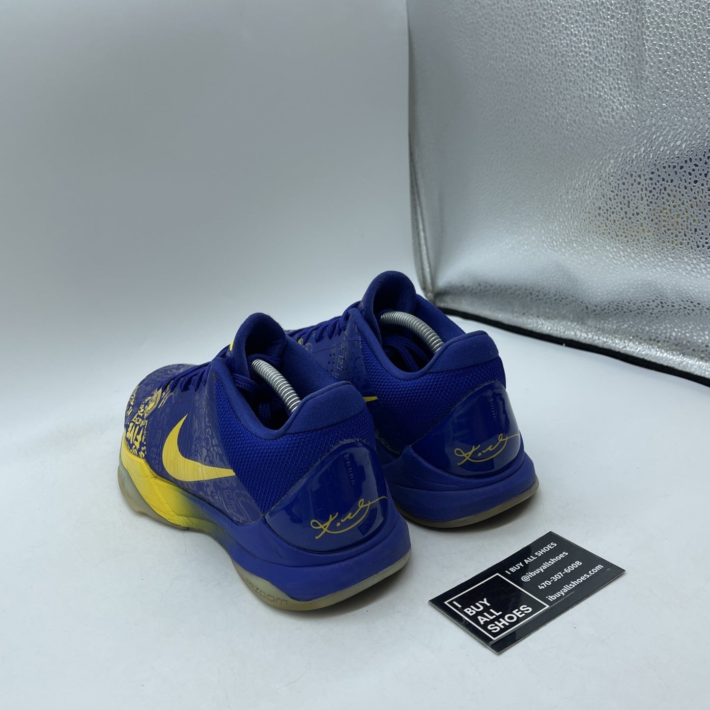 Size 10 - Nike Zoom Kobe 5 Protro 2020 5 Rings Blue Yellow Suede (CD4991400)