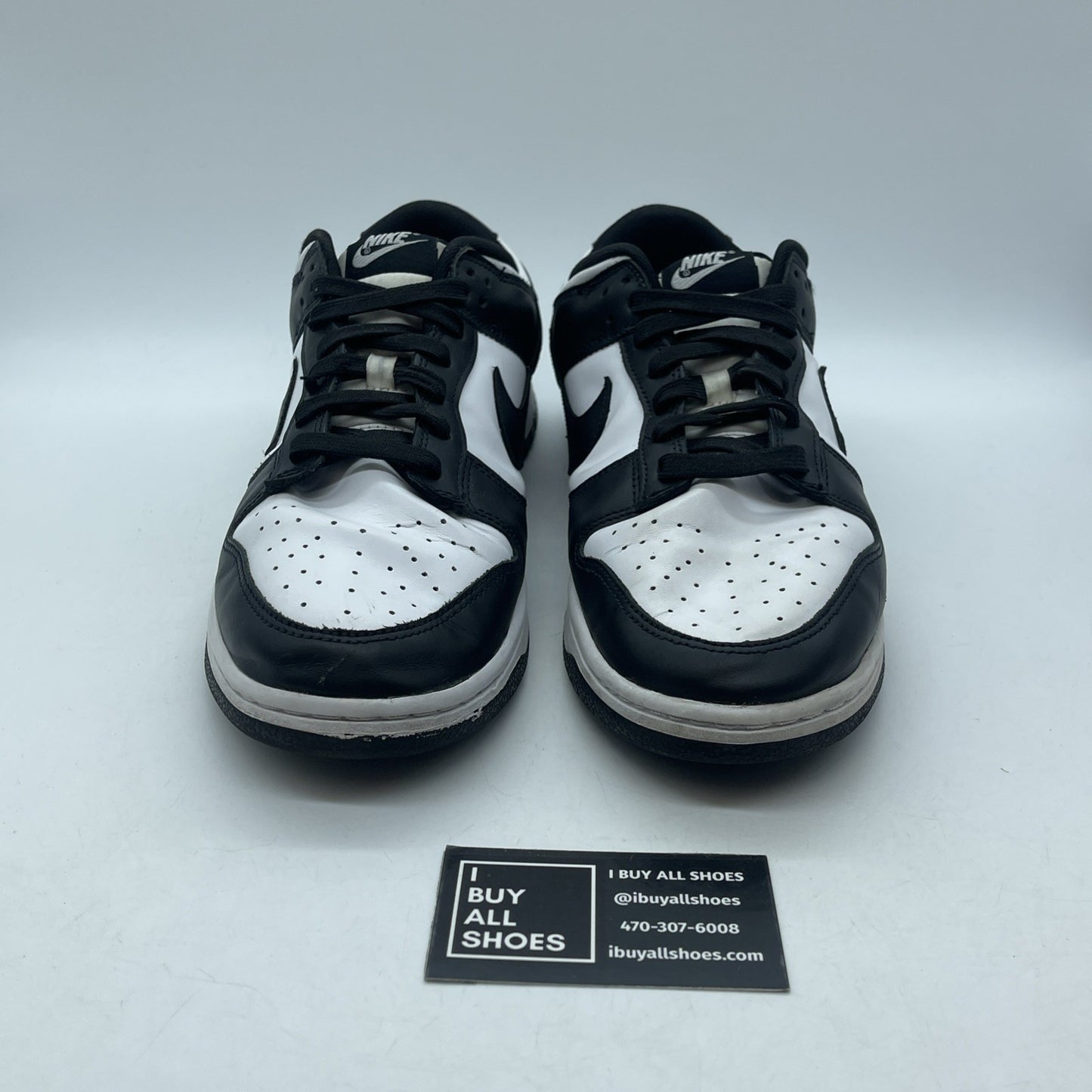 Size 11 - Nike Dunk Low Black White Leather (DD1391-100)