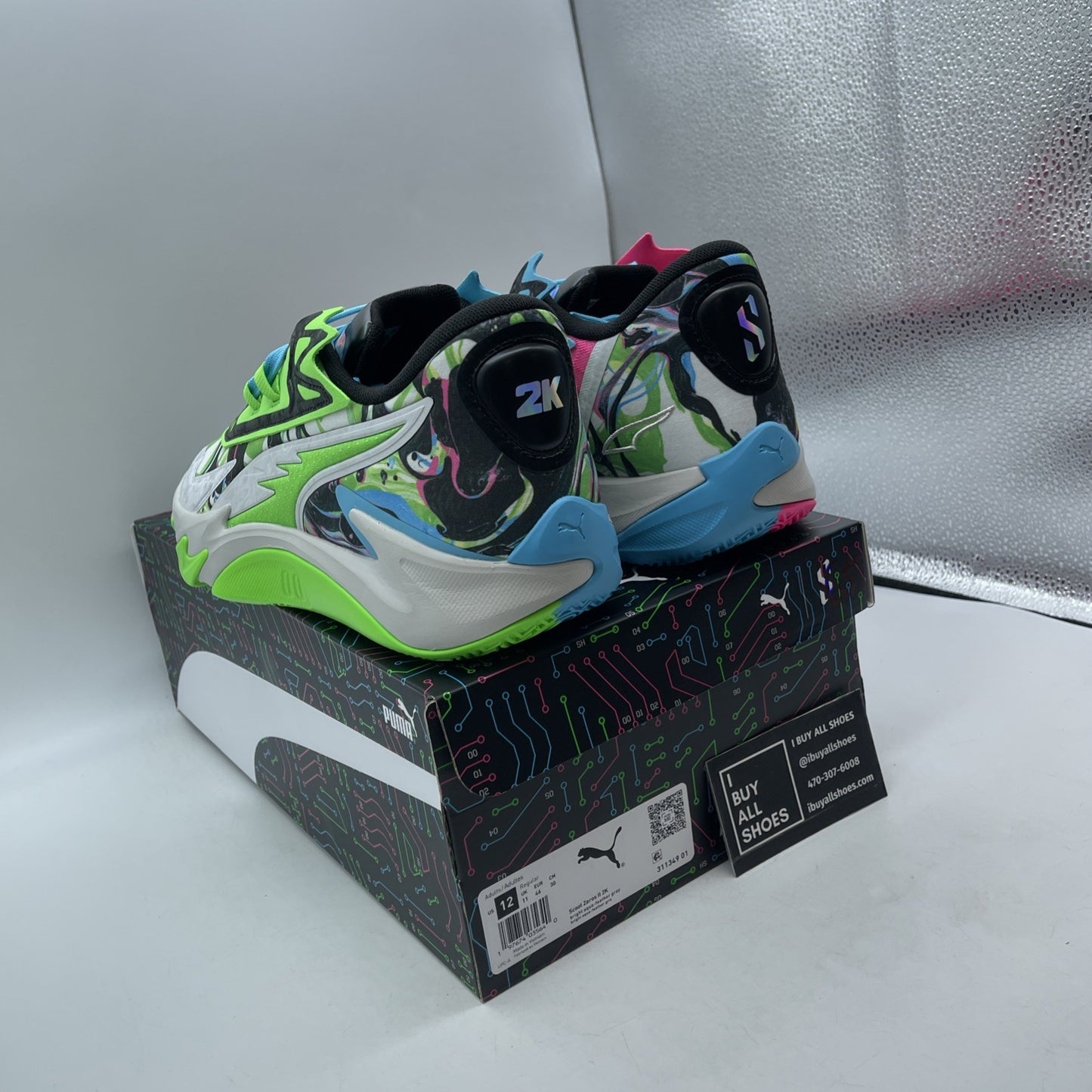 Size 12 - NBA 2K x Puma Scoot Zeros 2 Mismatched (311349-01)