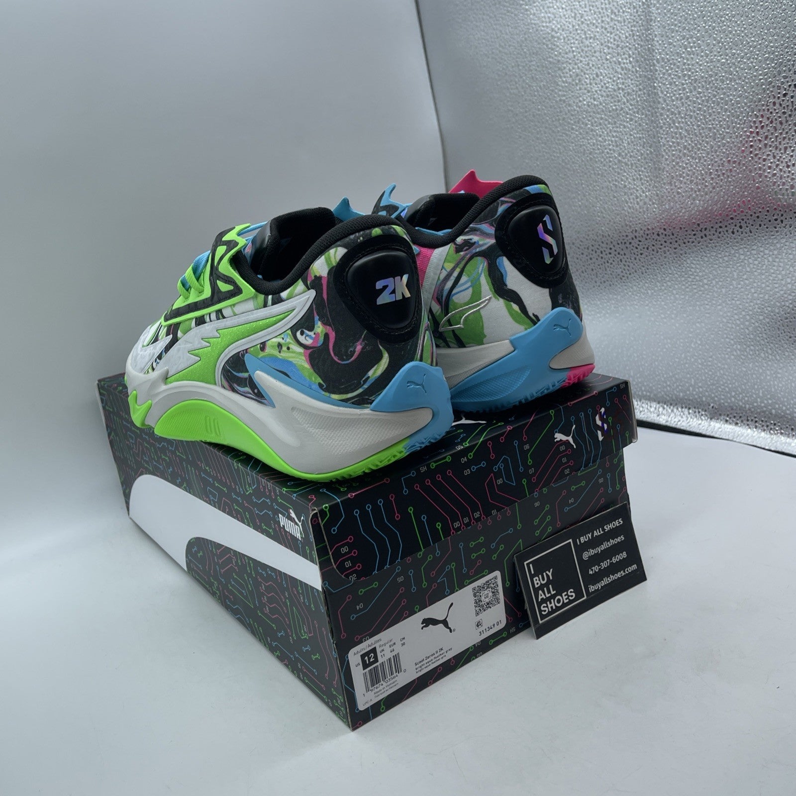 Size 12 - NBA 2K x Puma Scoot Zeros 2 Mismatched (311349-01)