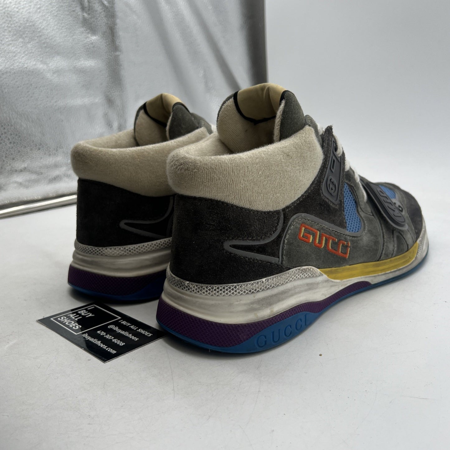 Size 11G - Gucci Ultrapace Mid Black Grey