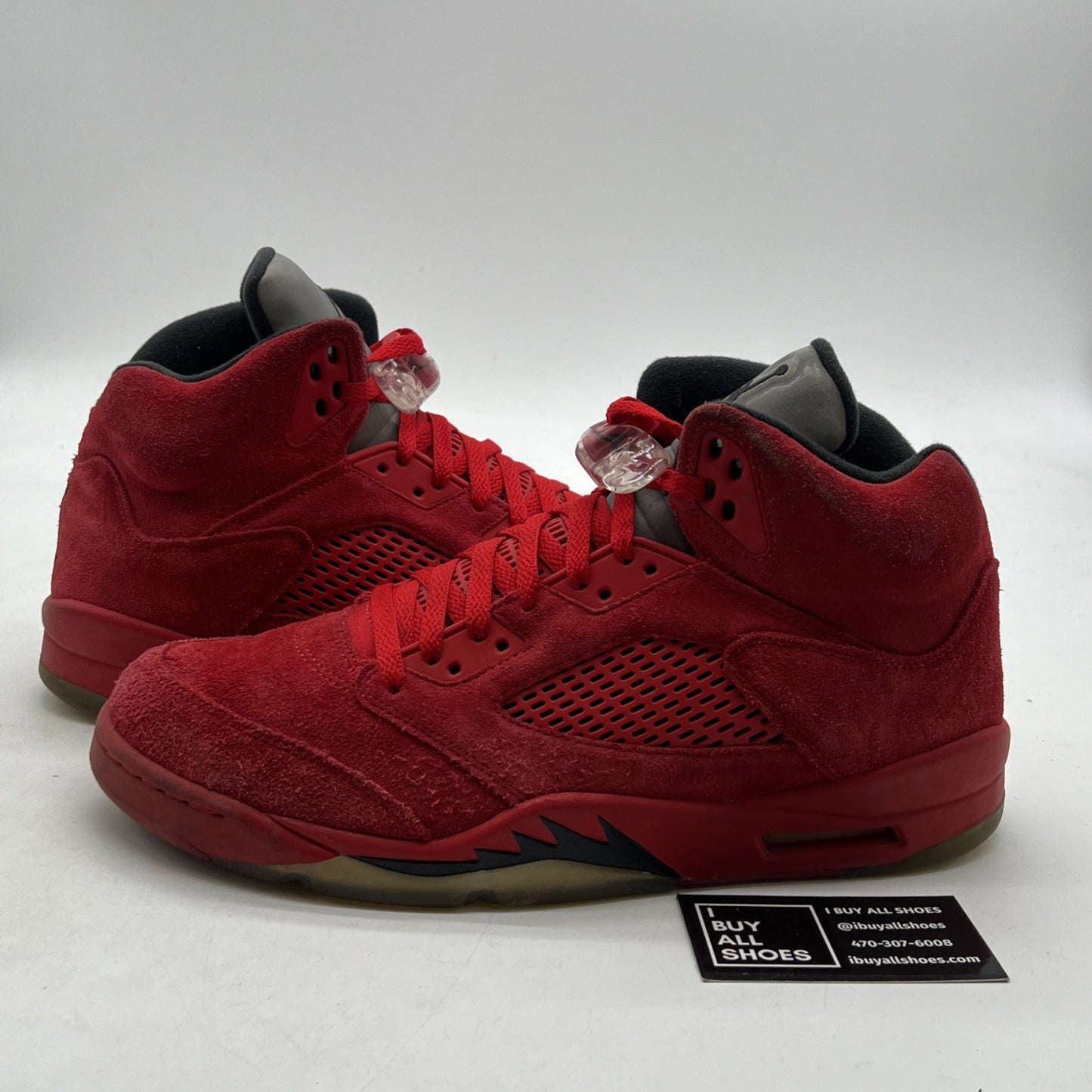 Size 11 - Air Jordan 5 Retro Red Suede (136027-602)