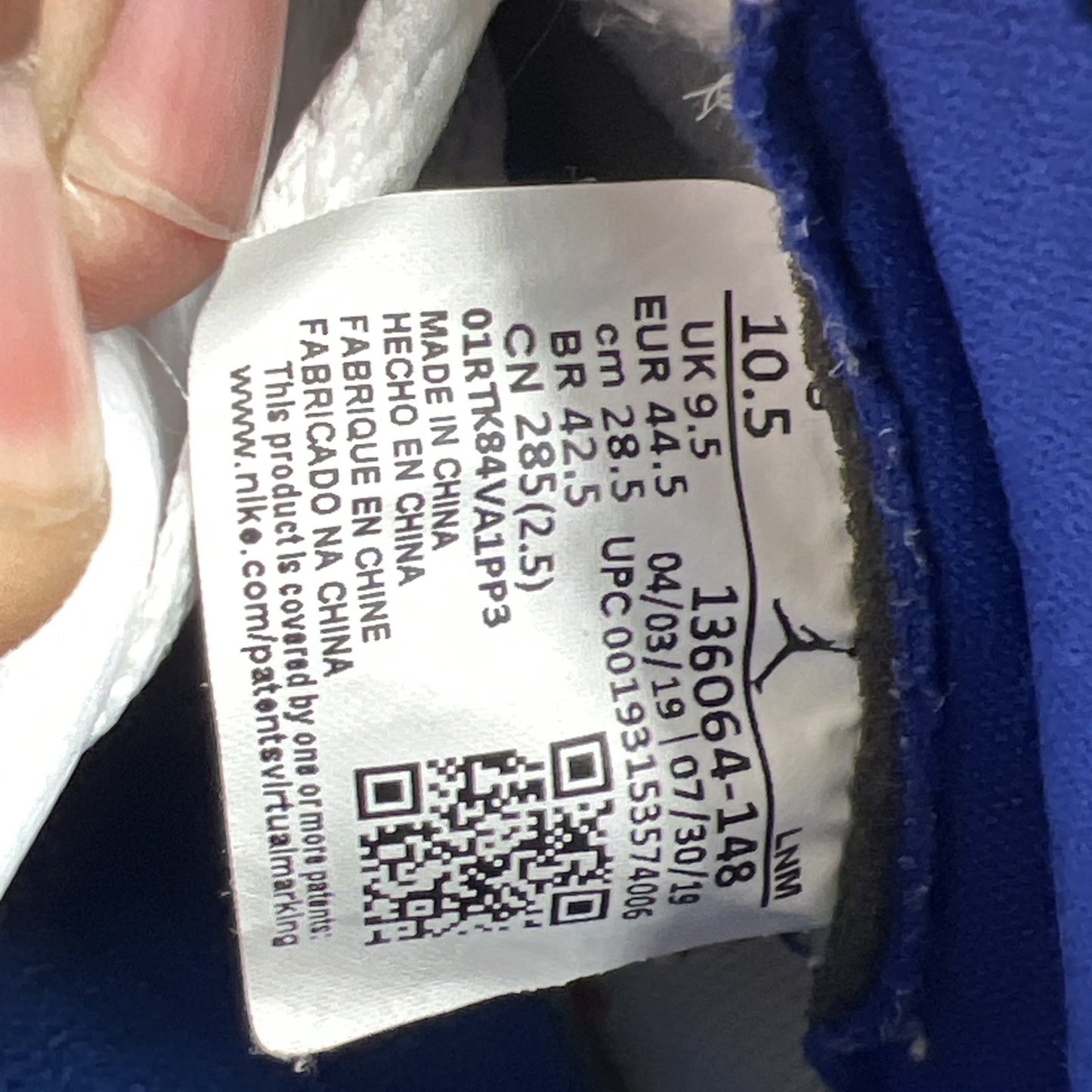 Size 10.5 - Air Jordan 3 Retro Knicks (136064-148)