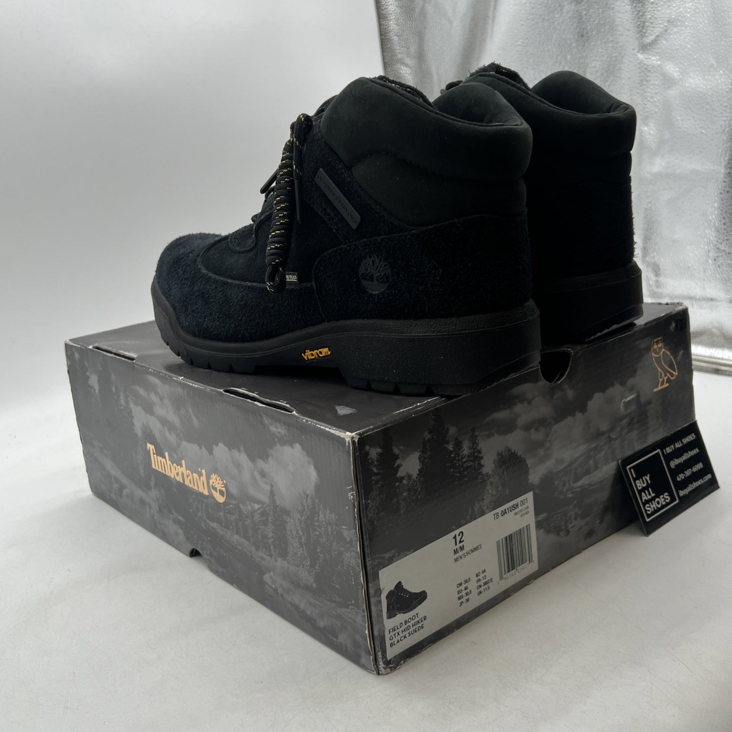 Size 12 - Timberland X OVO Gore Tex Lace Up Drake Fashion Leather Field Boots