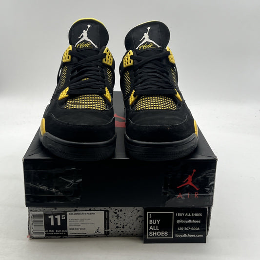 Size 11.5 - Air Jordan 4 Retro Low Thunder (308497-008)