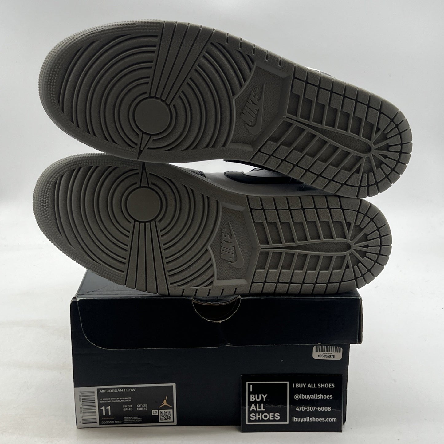 Size 11 - Air Jordan 1 Low Shadow Toe (553558-052)