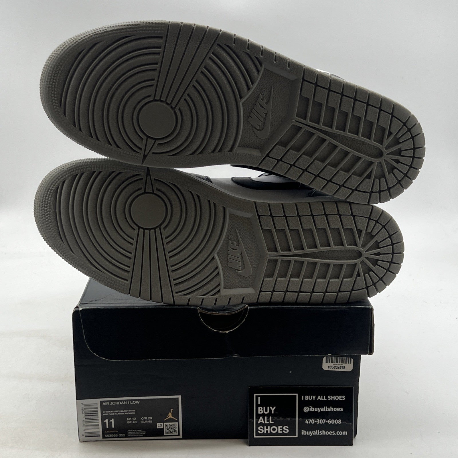 Size 11 - Air Jordan 1 Low Shadow Toe (553558-052)