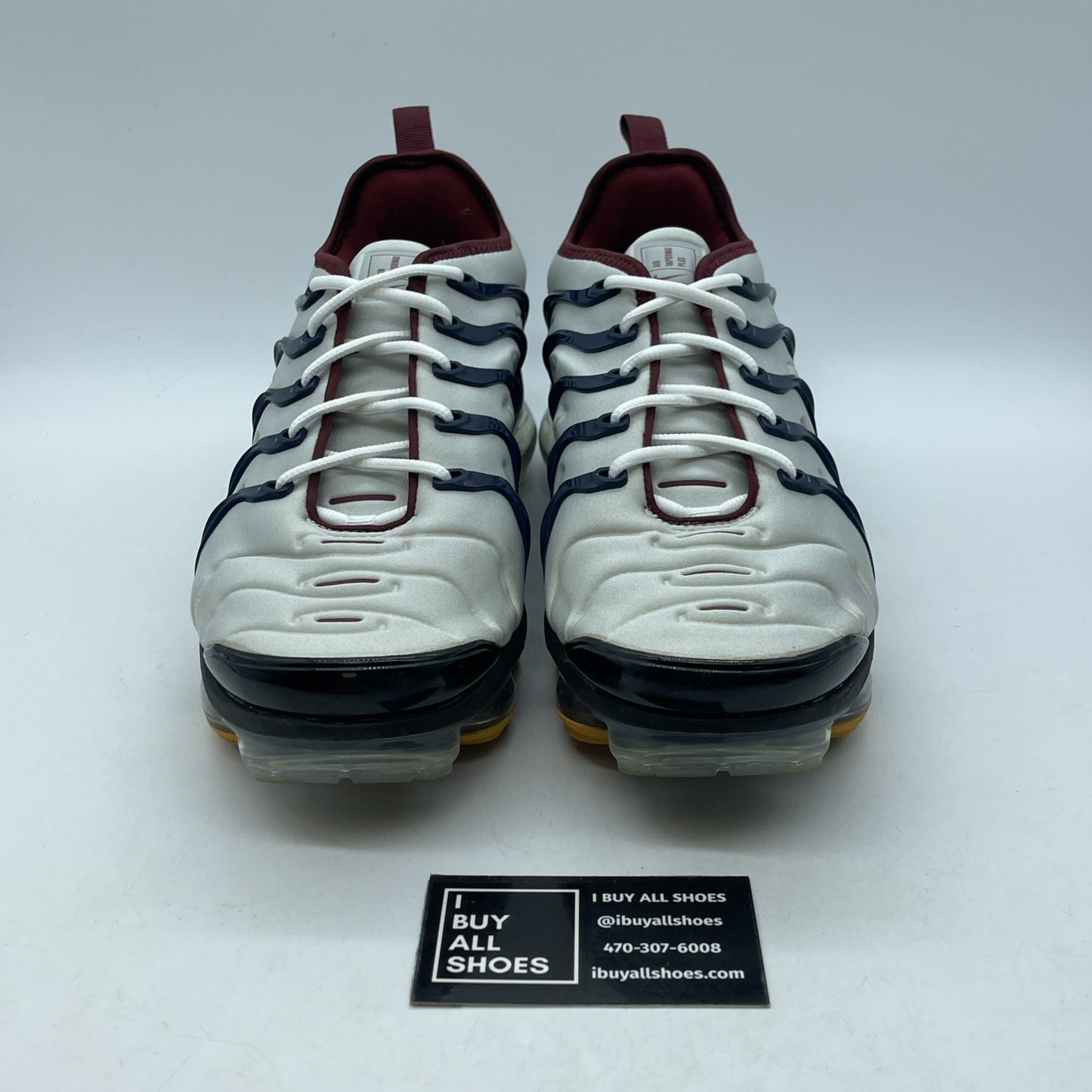 Size 11 - Nike Air VaporMax Plus Platinum Midnight Navy Suede (DJ2737-001)