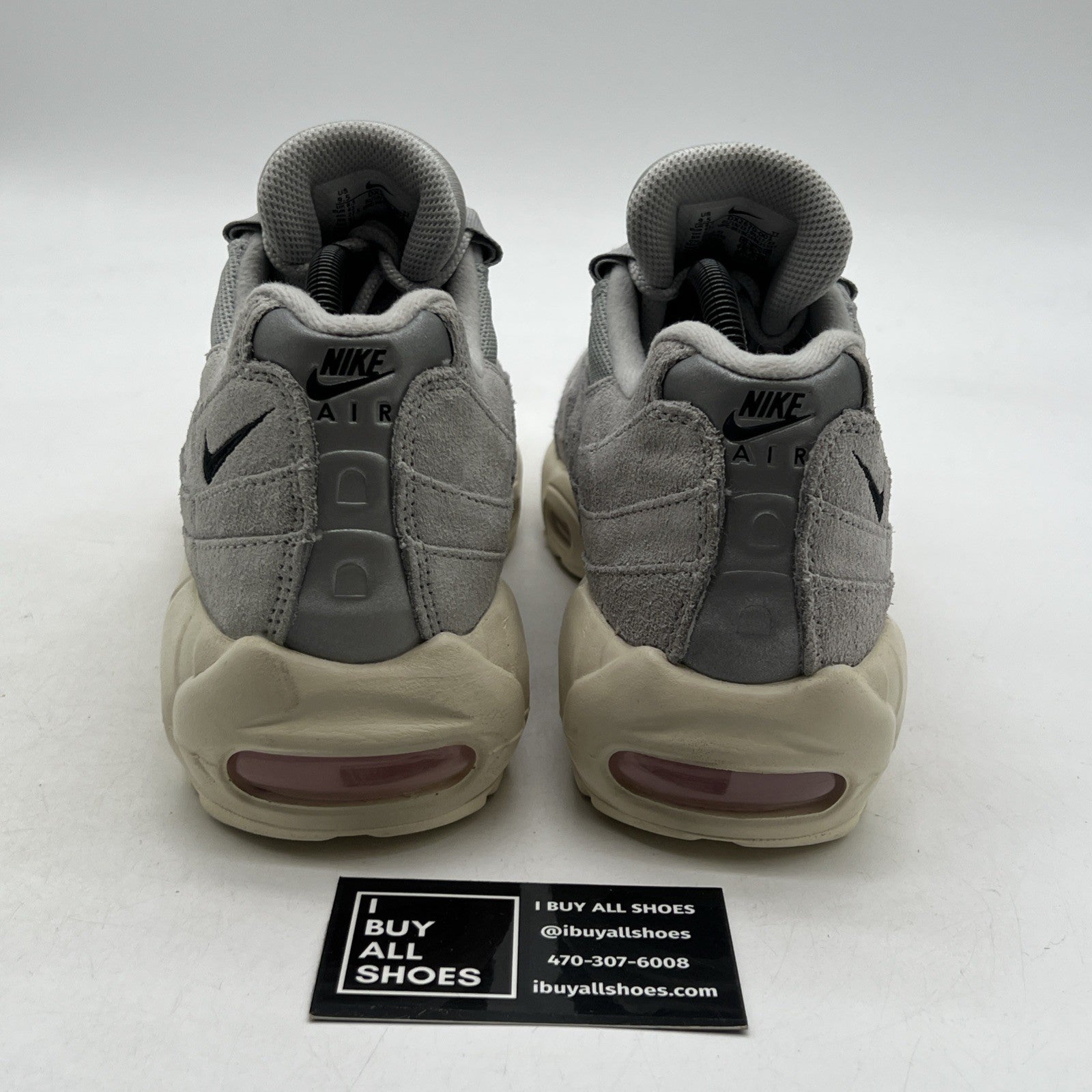 Size 9.5 - Nike Air Max 95 Grey Fog Pink Foam (DX2670-001)