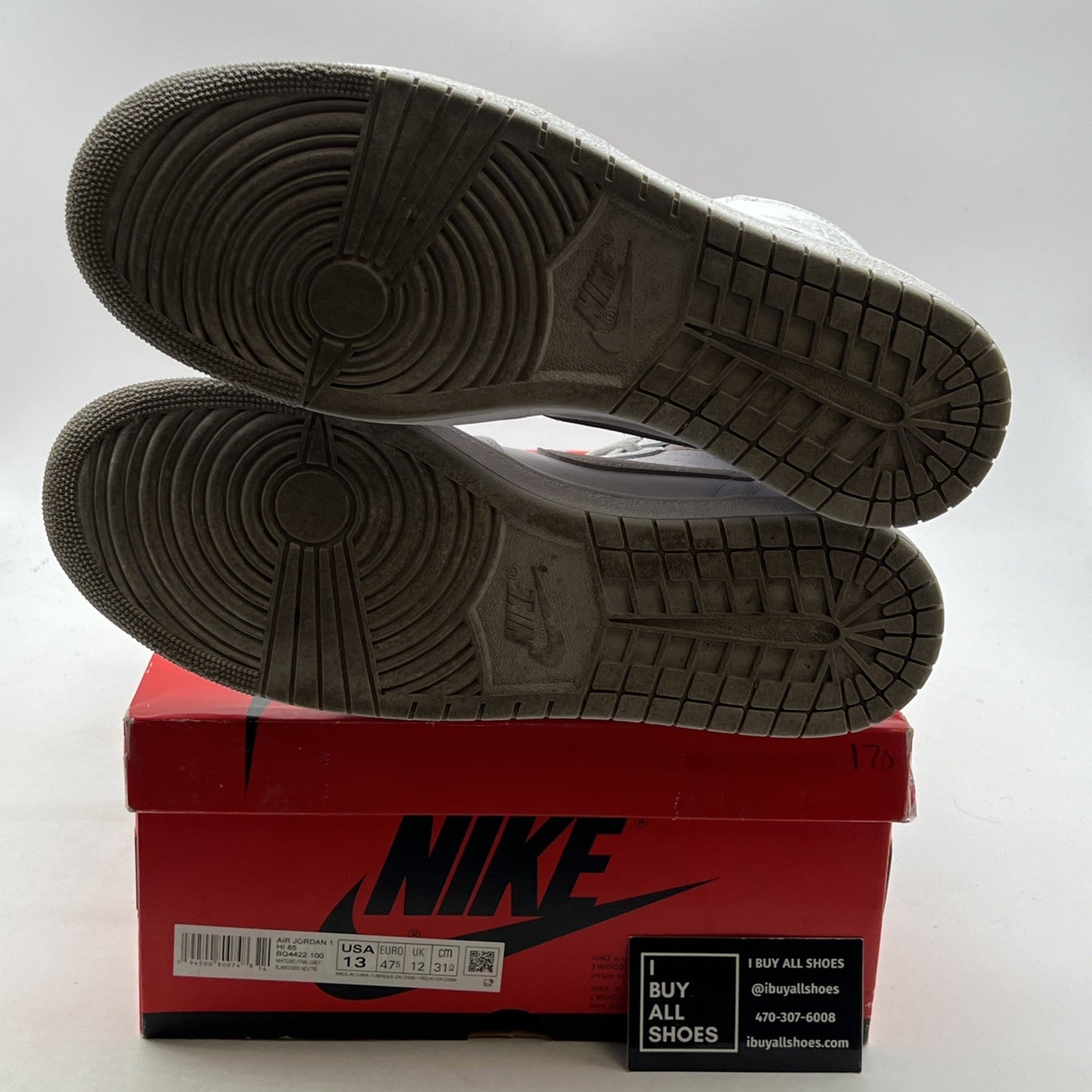Size 13 - Air Jordan 1 Retro High 85 OG Neutral Gray (BQ4422-100)
