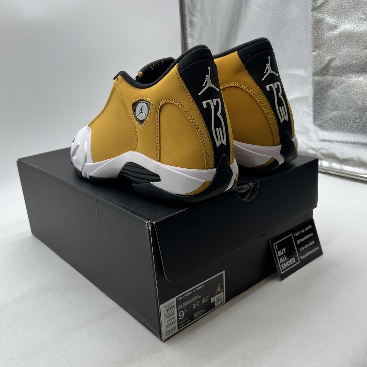Size 9.5 - Air Jordan 14 Retro Light Ginger 2022 (487471-701)