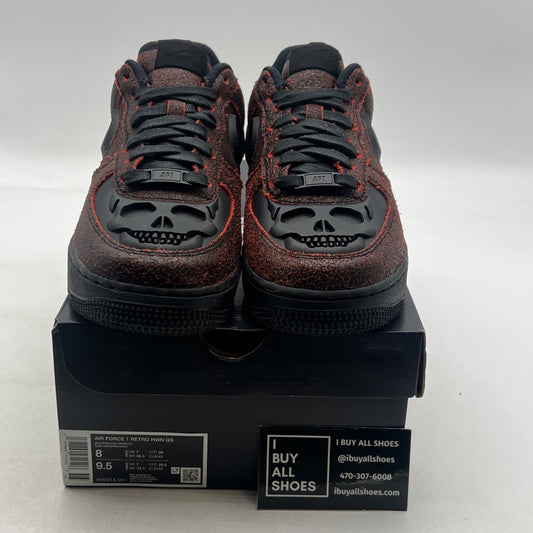 Size 8 - Nike Air Force 1 Low Halloween Skull (HV2016-001)