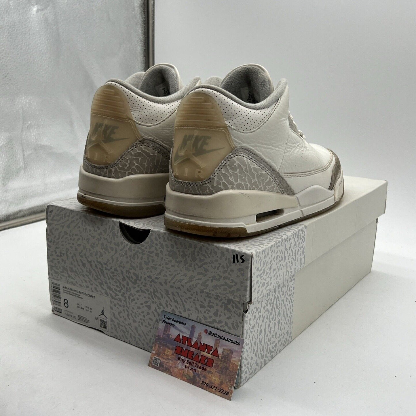 Size 8 - Air Jordan 3 Retro Craft (FJ9479-100)