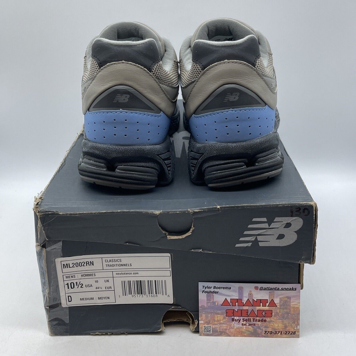 Size 10.5 - New Balance thisisneverthat x 2002R Brown Suede Leather (ML2002RN)