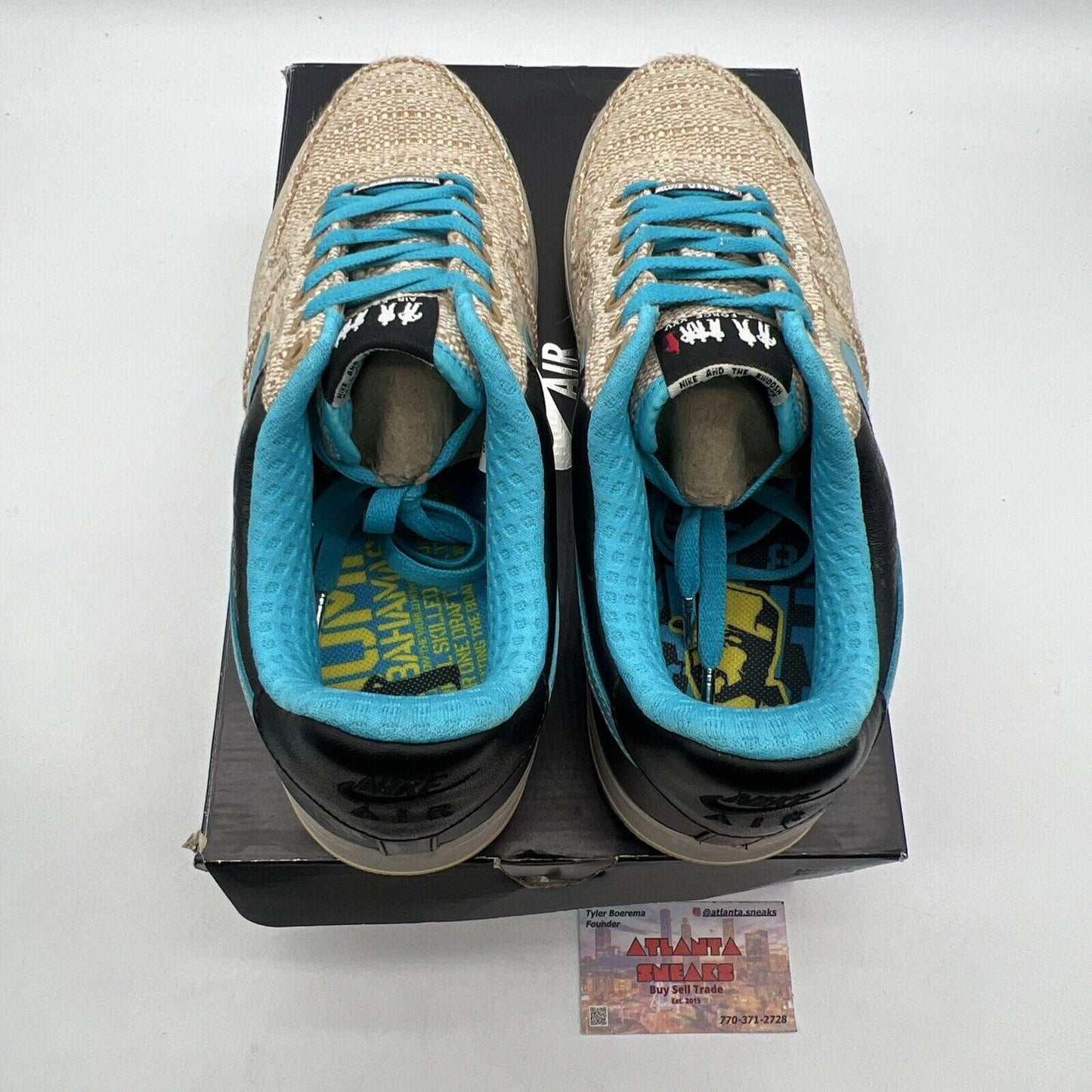 Size 11 - Nike Air Force 1 Premium 07 Thompson Original Six Teal (315086-241)