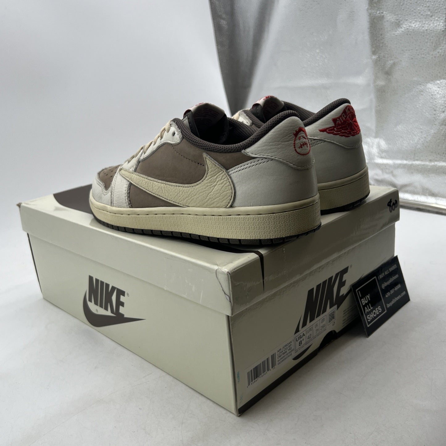 Size 8.5 - Air Jordan 1 Low OG x Travis Scott Reverse Mocha (DM7866-162)