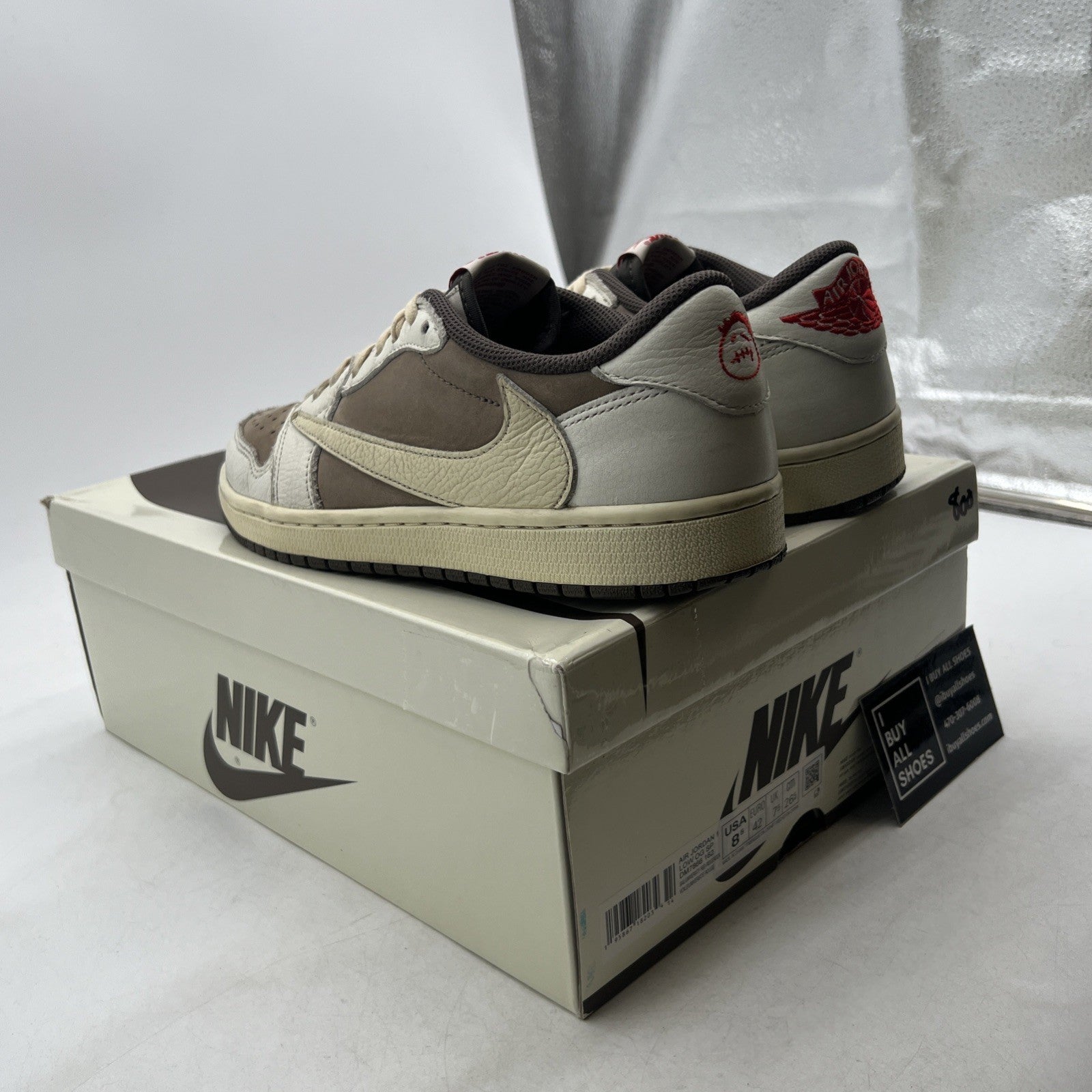 Size 8.5 - Air Jordan 1 Low OG x Travis Scott Reverse Mocha (DM7866-162)
