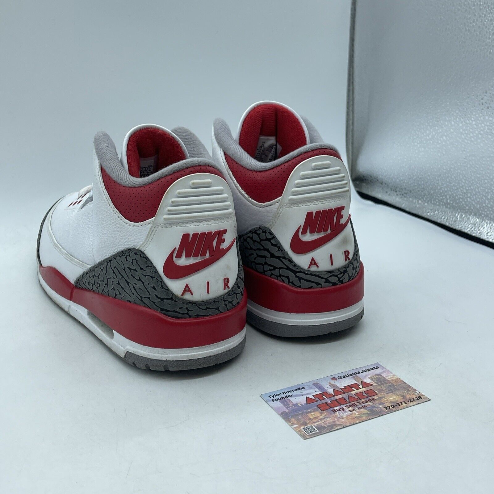 Size 11 - Jordan 3 Retro Mid Fire Red White Leather Grey Suede (DN3707-160)