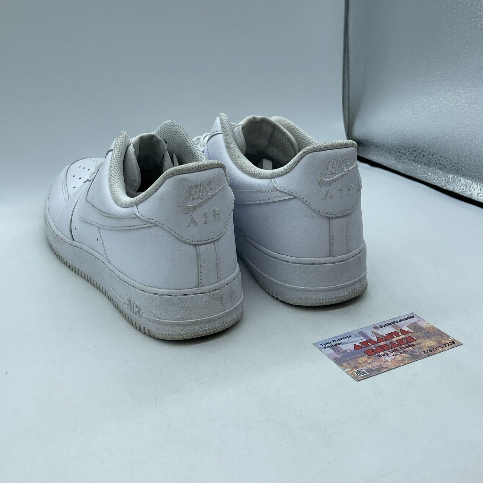 Size 13 - Nike Air Force 1 Low '07 White Leather (315122-111)