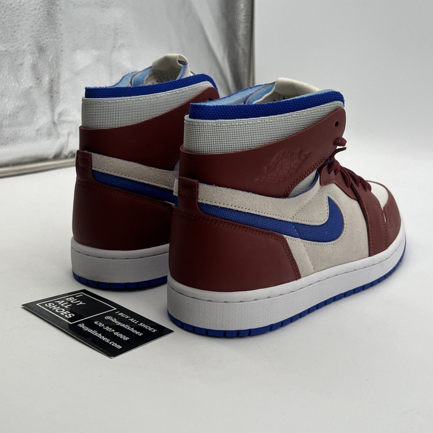 Size 9 - Air Jordan 1 Zoom Comfort Redstone W (CT0979-104)
