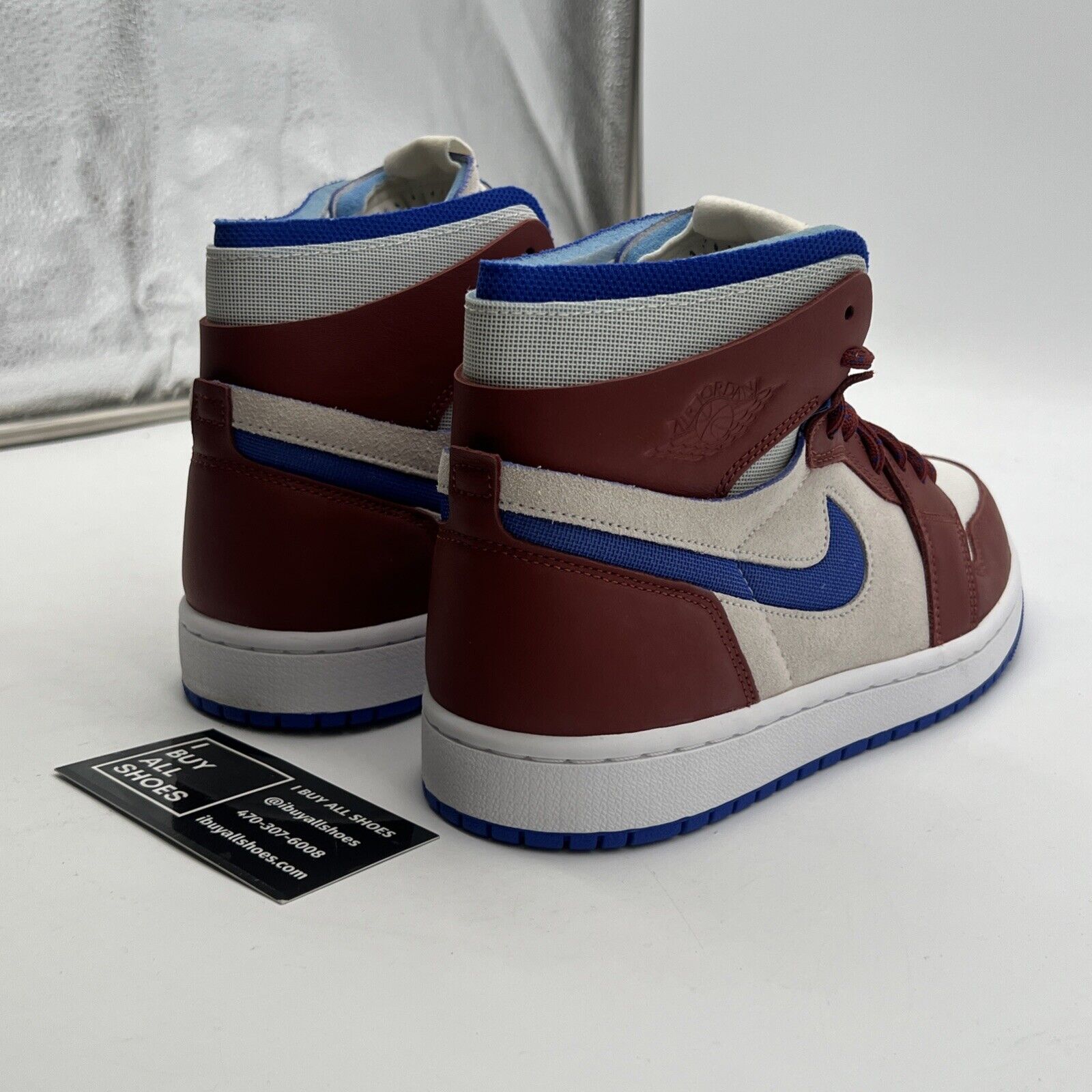 Size 9 - Air Jordan 1 Zoom Comfort Redstone W (CT0979-104)