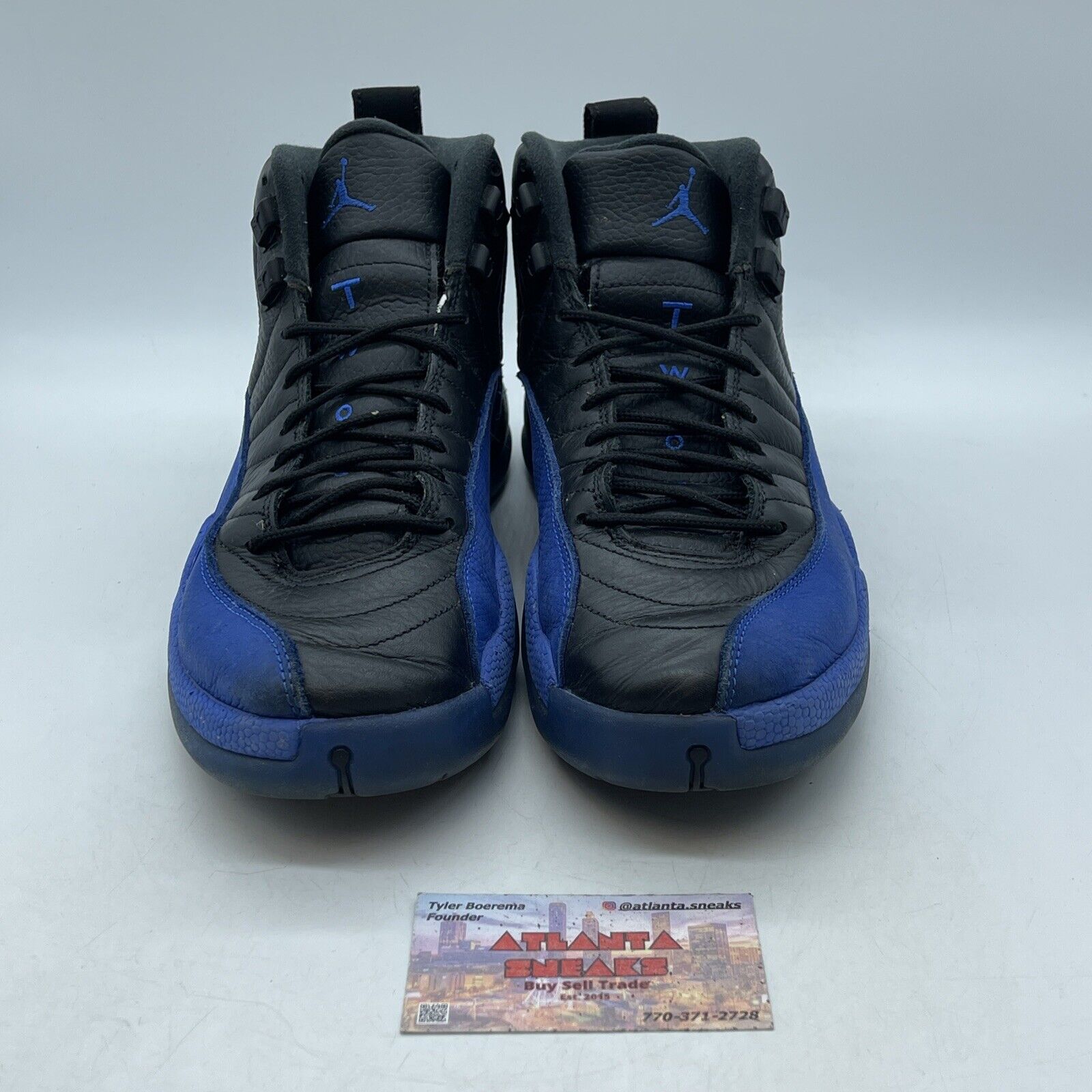 Size 9 - Air Jordan 12 Retro Game Royal Blue Black Leather Suede (130690-014)