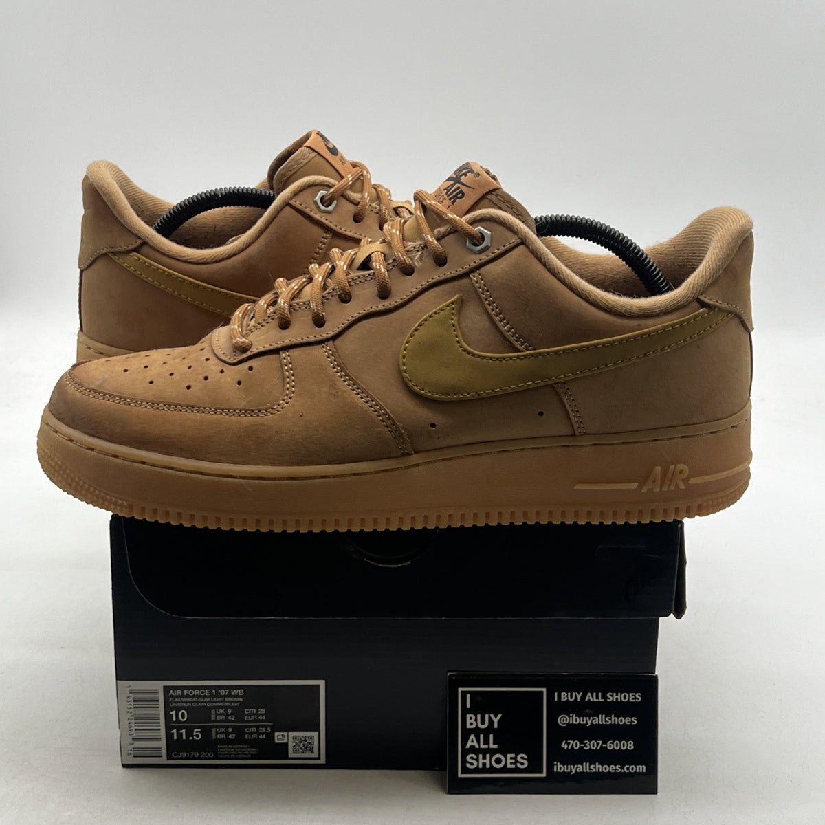 Size 10 - Nike Air Force 1 Low Flax 2019/2022 (CJ9179-200)