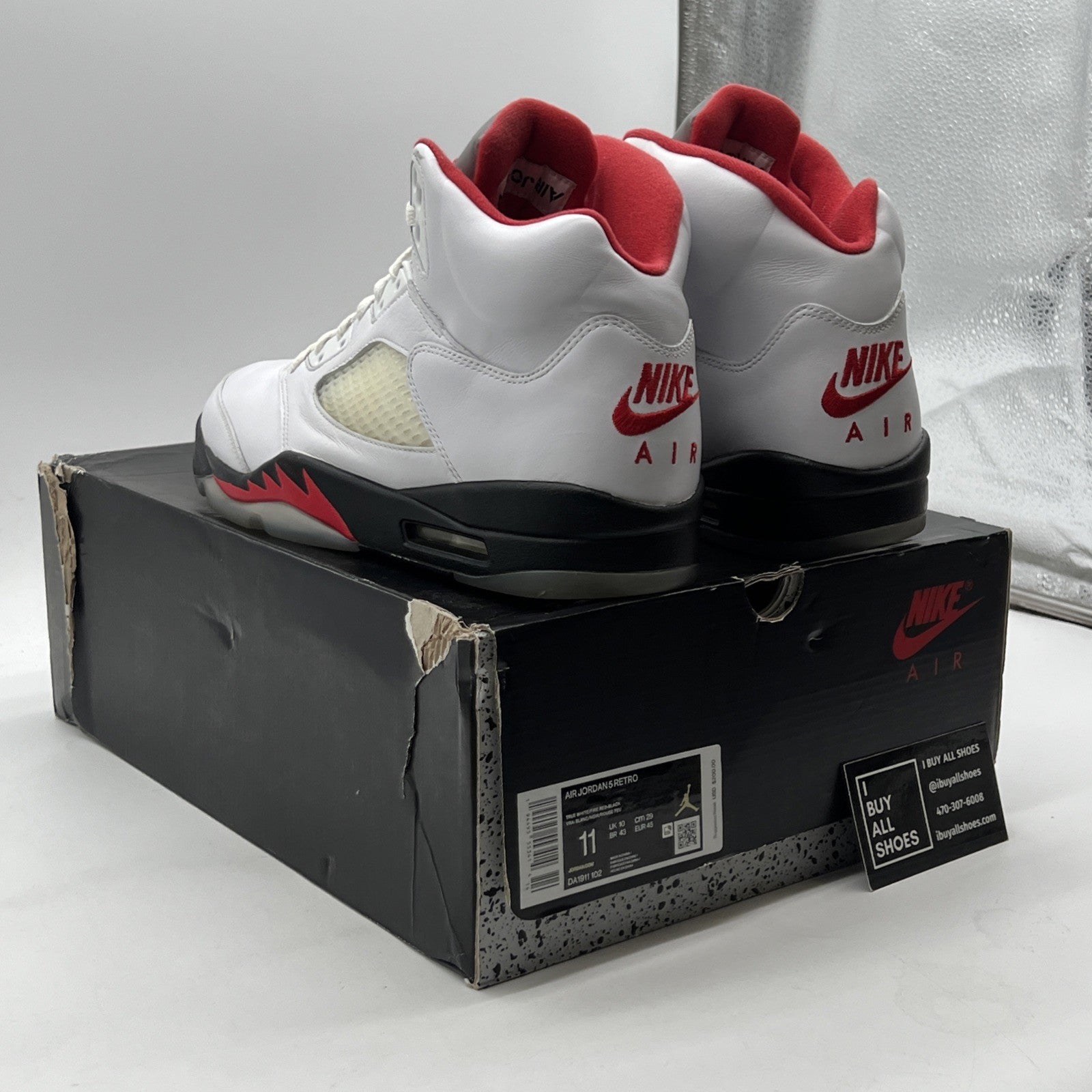 Size 11 - Air Jordan 5 Retro Mid Fire Red  (DA1911-102)