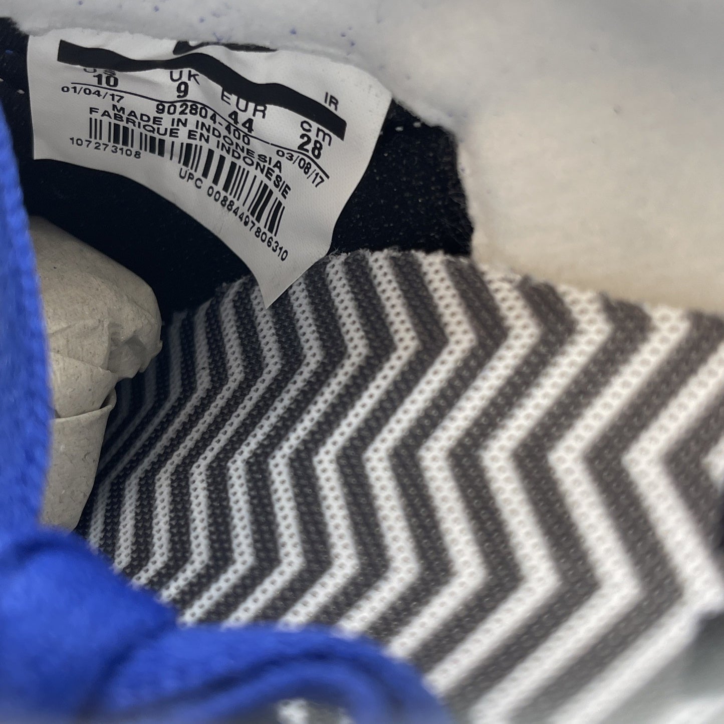 Size 10 - Nike Cortez Basic Nylon Long Beach Blue White Suede (902804-400)
