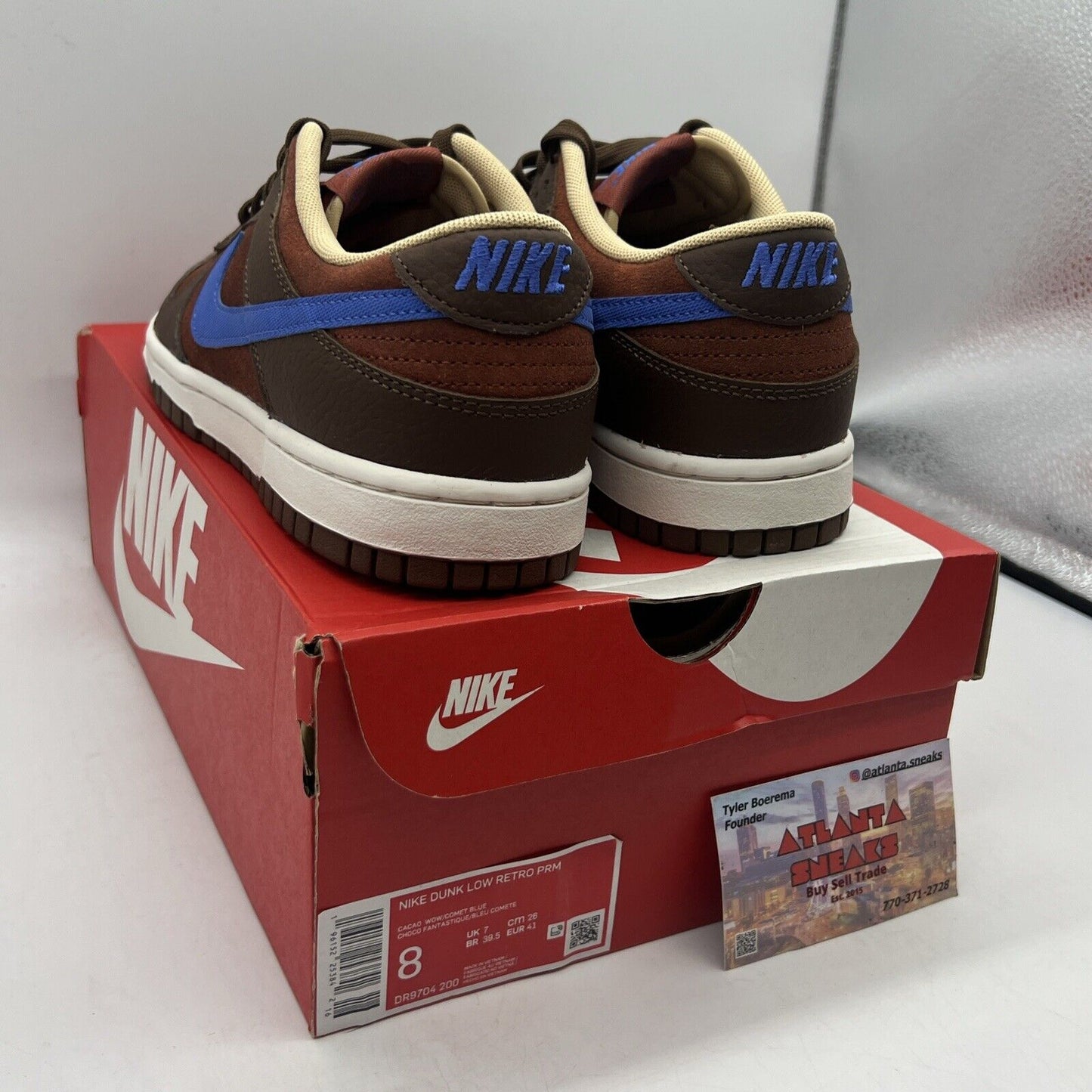 Size 8 - Nike Dunk Low Mars Stone Blue Brand New Og All