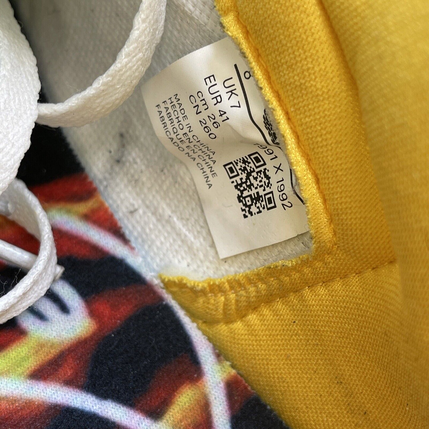 Size 8 -KIY REVES PARIS '85 HI KIY DAY EDITION CANARY YELLOW OFF WHITE 1 POLLEN
