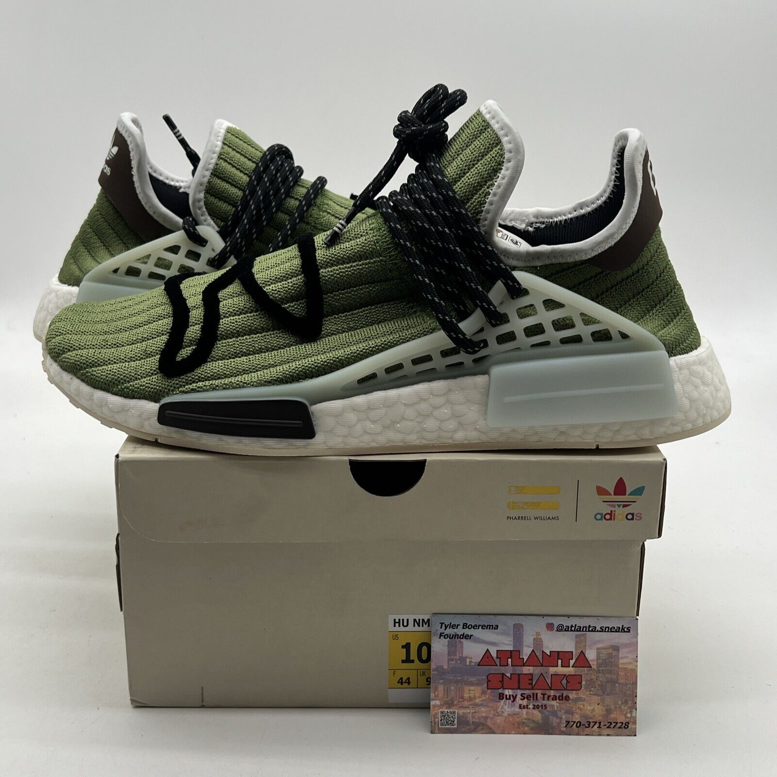 Size 10 - adidas BBC Ice Cream x Pharrell x NMD Human Race Running Dog (GZ1664)