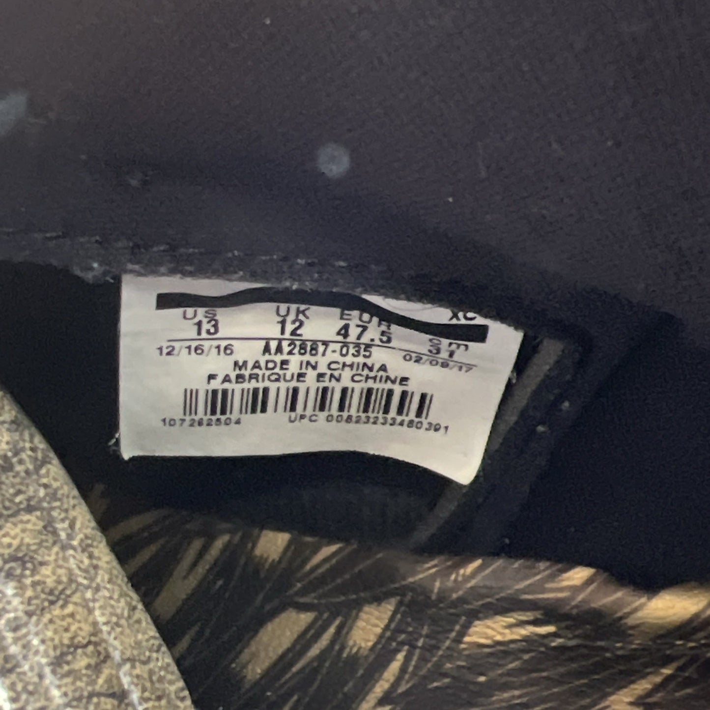 Size 13 - Air Jordan 1 Retro OG High Wings (AA2887-035)