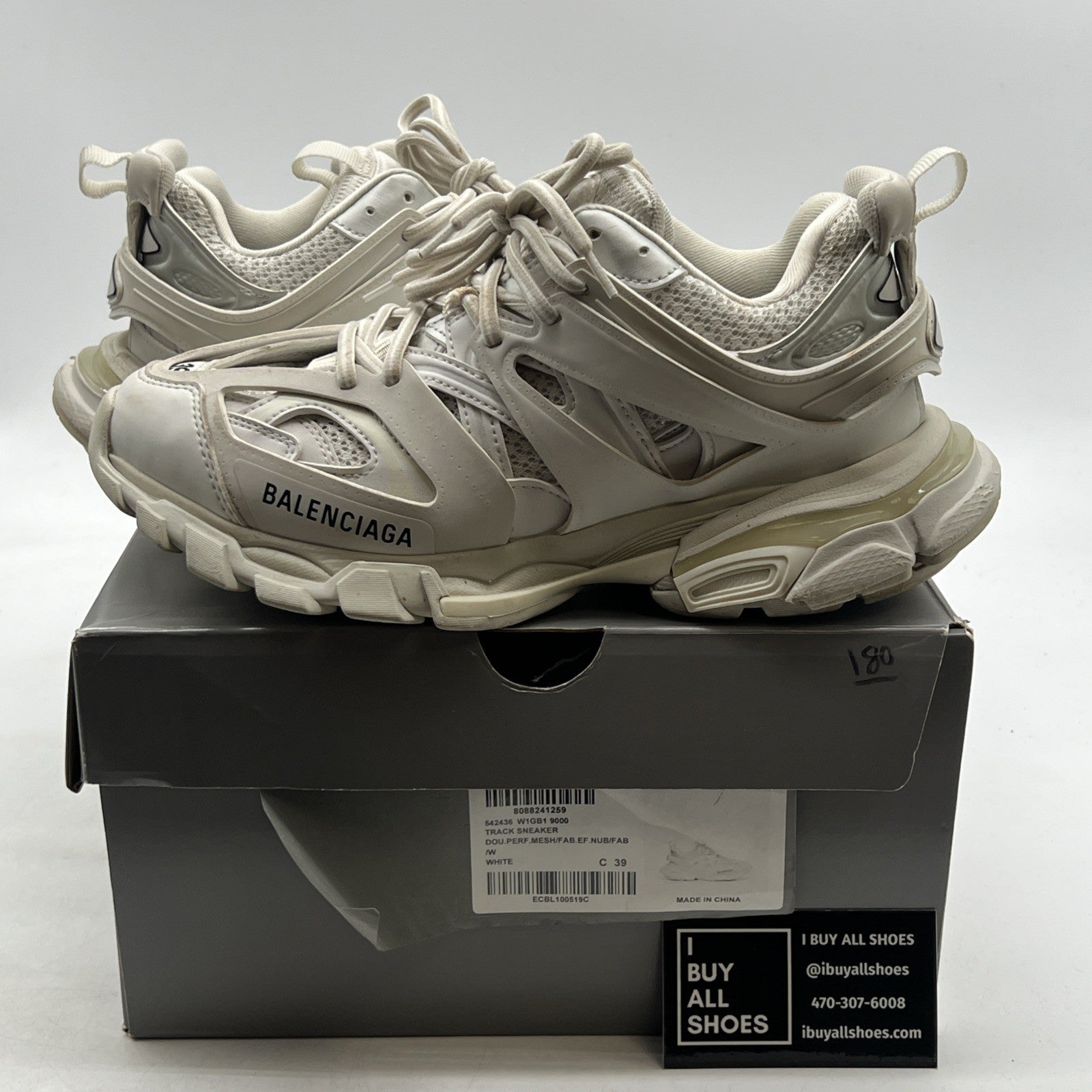 Size 9 - Balenciaga Track White
