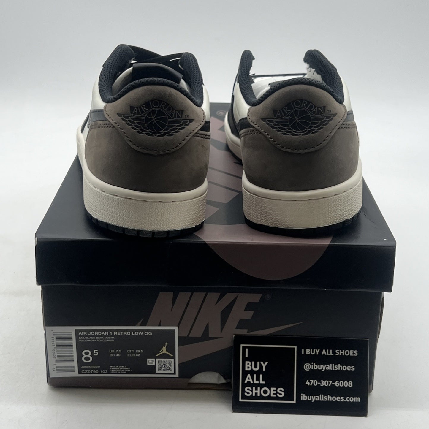 Size 8.5 - Air Jordan 1 Retro OG Low Mocha (CZ0790-102)