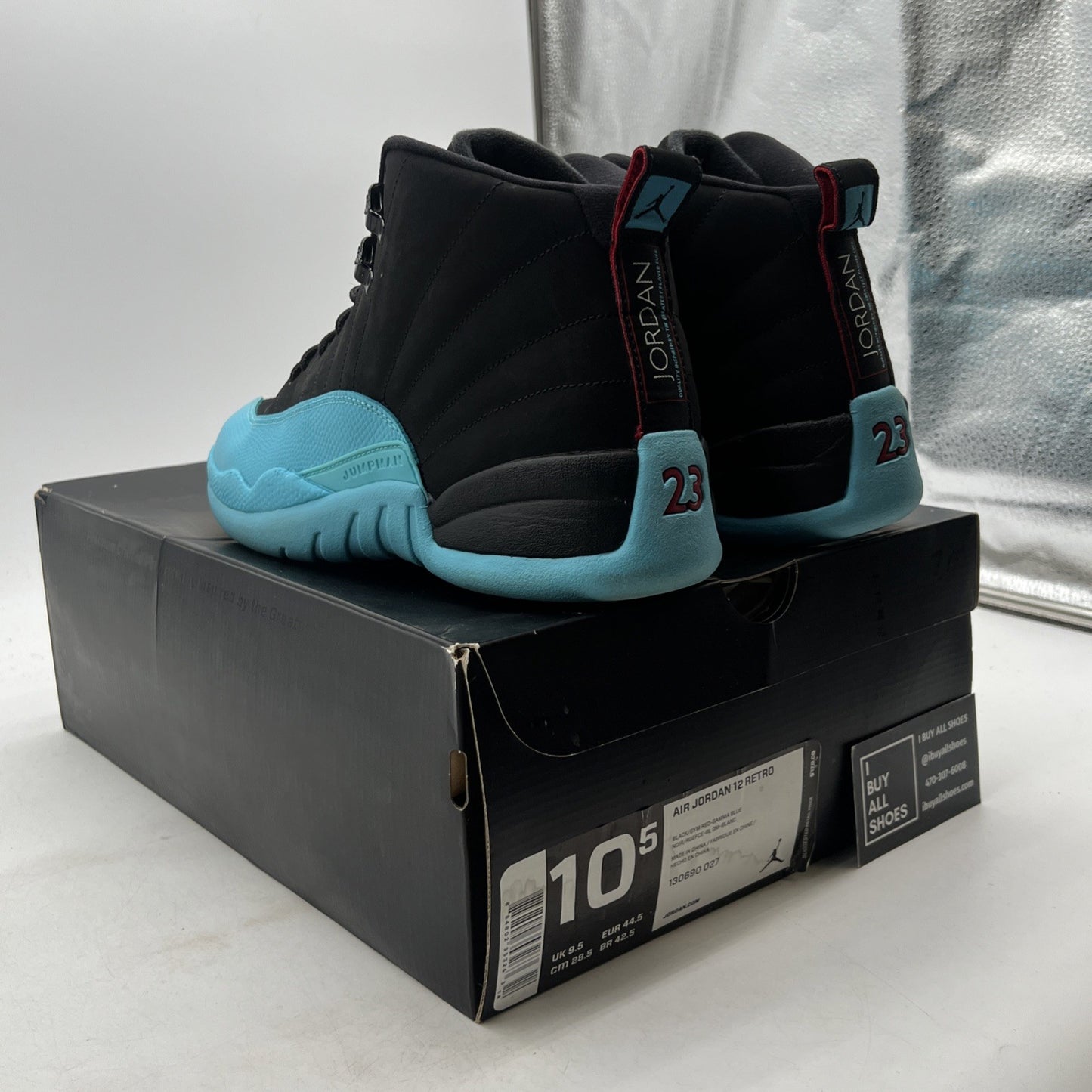 Size 10.5 - Air Jordan 12 Retro Gamma Blue (130690-027)