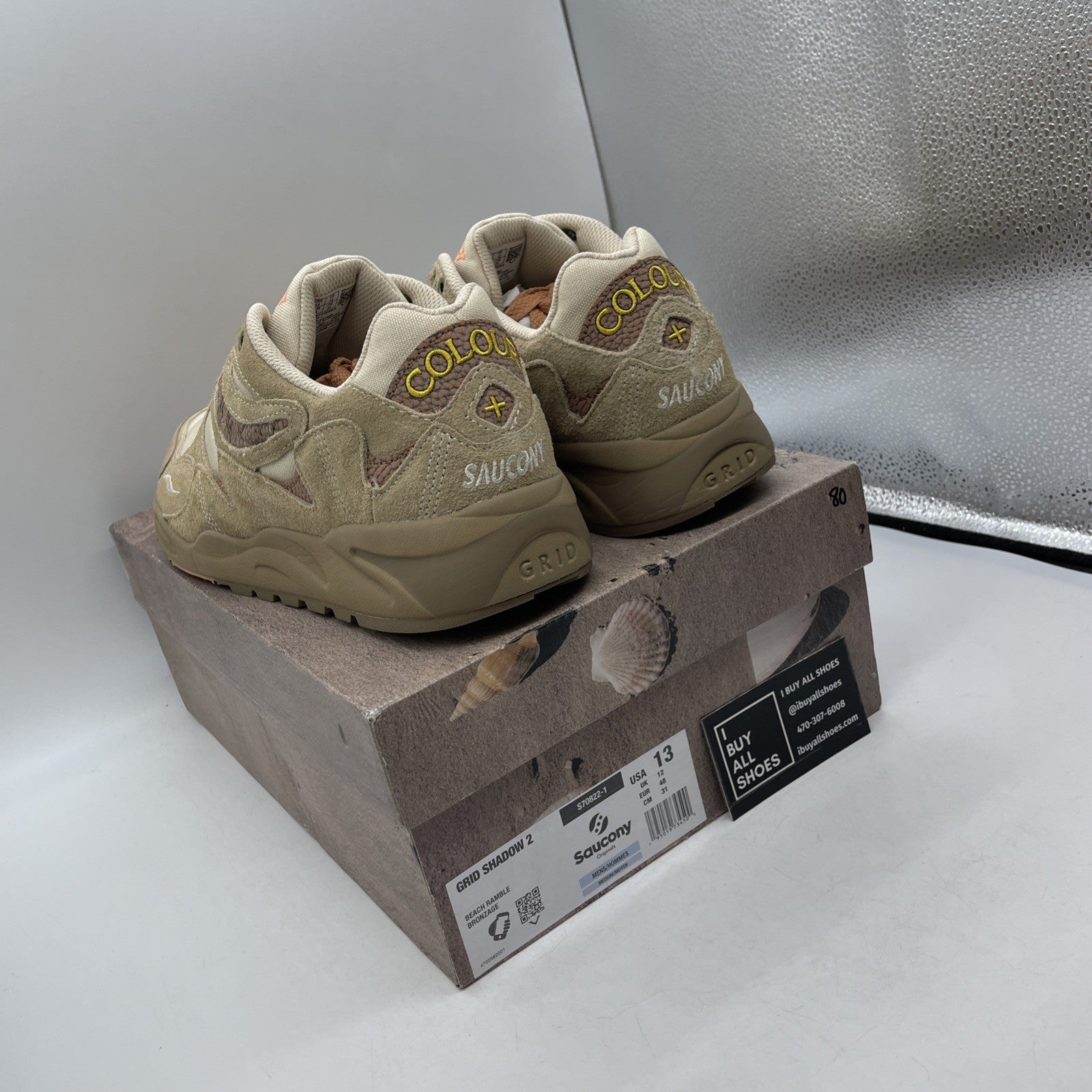 Size 13 - Saucony Colour Plus Companie x Grid Shadow 2 Beach Ramble (S70822-1)