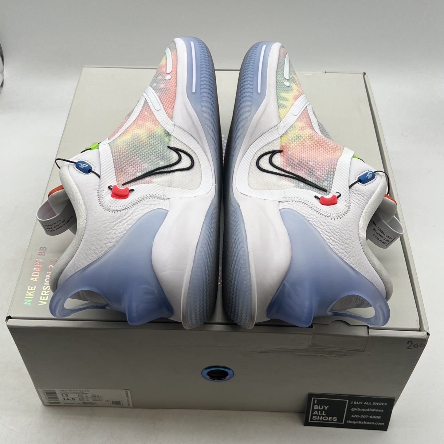 Size 13 - Nike Adapt BB 2.0 Tie-Dye (BQ5397-100)