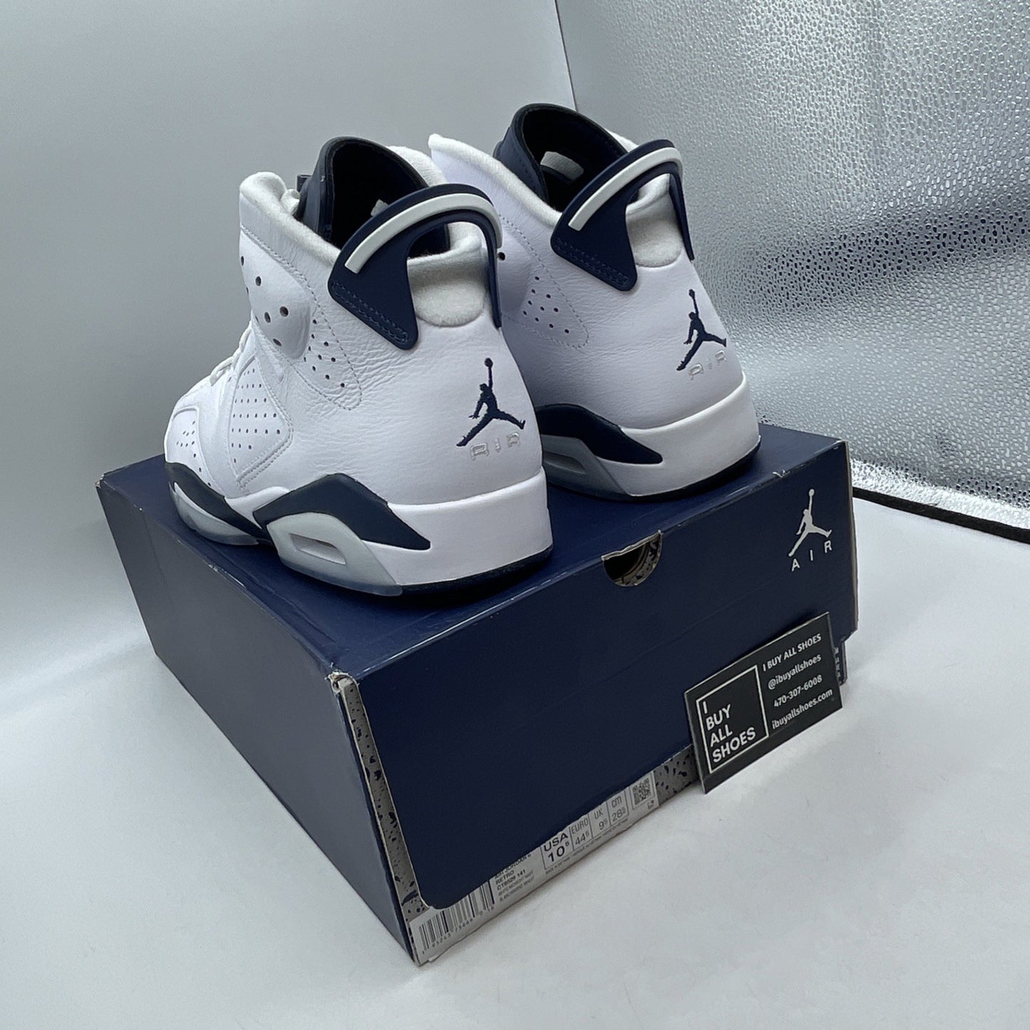 Size 10.5 - Air Jordan 6 Retro Midnight Navy (CT8529-141)