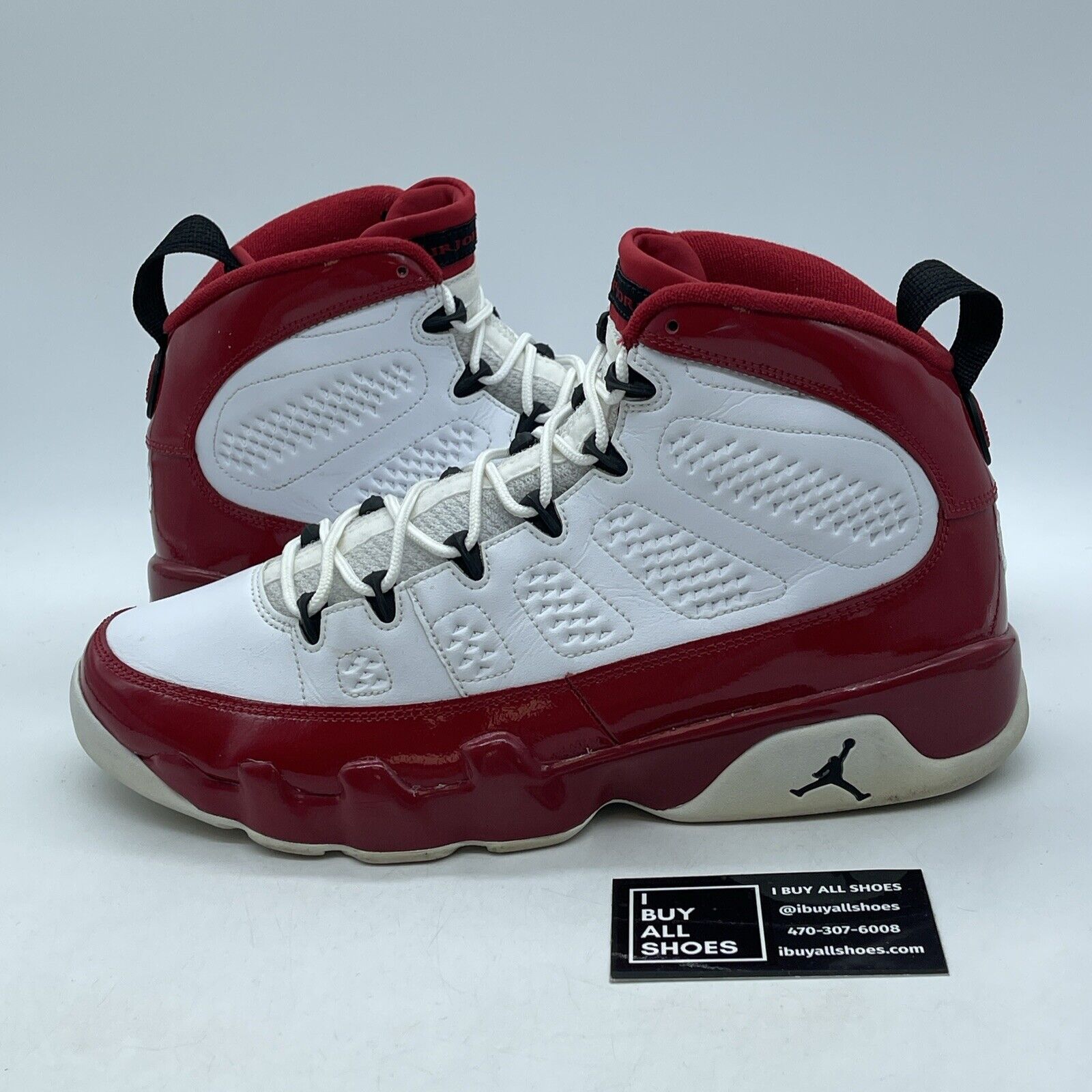 Size 11 - Air Jordan 9 Retro Gym Red White Red Leather Suede (302370-160)